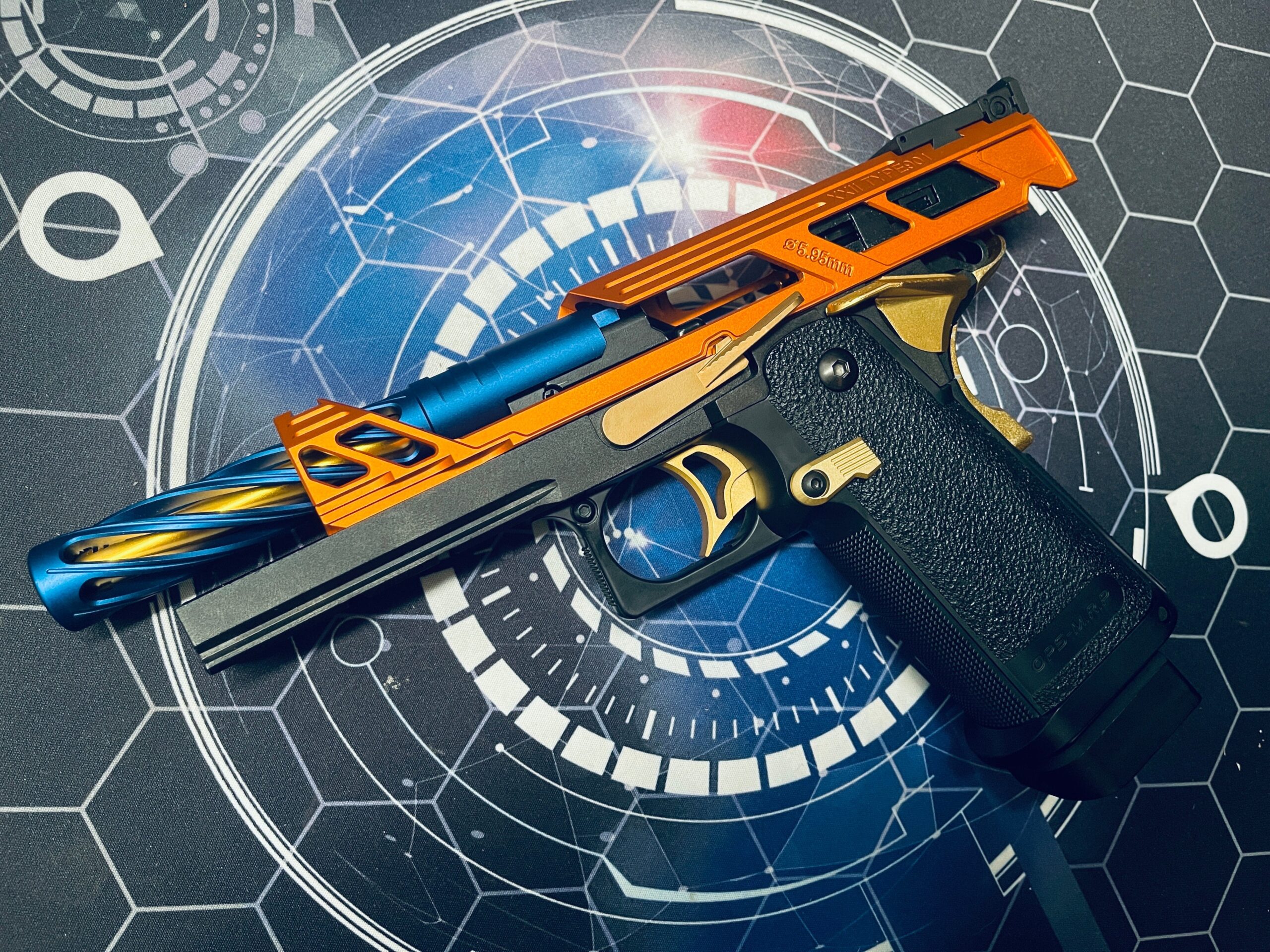 Custom Tokyo Marui / Dr Black / Laylax "Goku" Hi Capa 5.1 Gas Pistol - Image 5