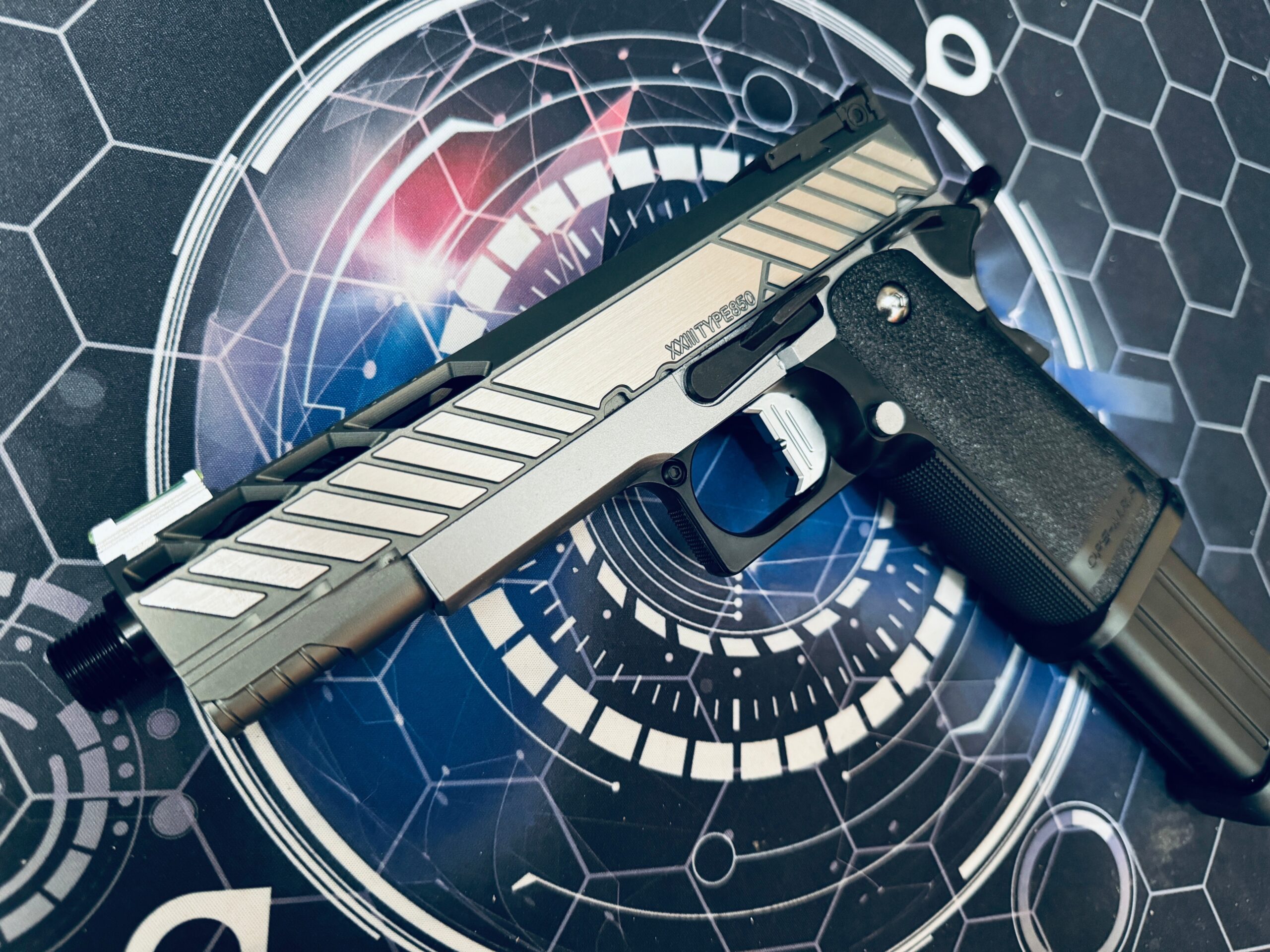 Custom Tokyo Marui / Dr Black "Noir 850" Hi Capa 5.1 Custom GBB Gel Blaster - Image 4