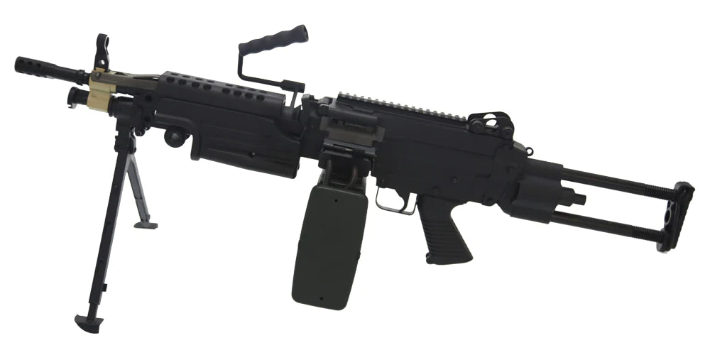 A&K Cybergun FN Licensed M249 MK2 PARA MINIMI SAW FULL METAL GEL BLASTER AEG Machine Gun - Image 3