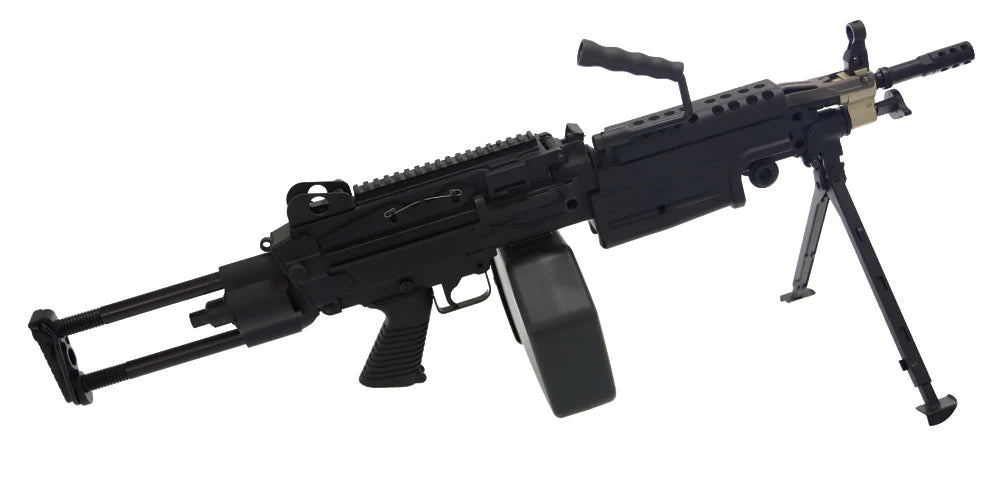 A&K Cybergun FN Licensed M249 MK2 PARA MINIMI SAW FULL METAL GEL BLASTER AEG Machine Gun - Image 2