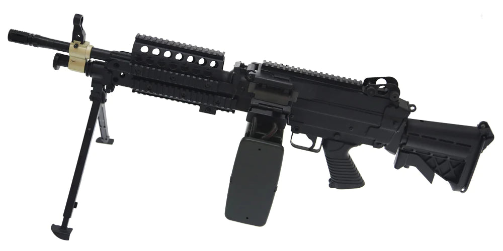A&K Cybergun FN Licensed MK46 FULL METAL GEL BLASTER AEG Machine Gun - Image 3