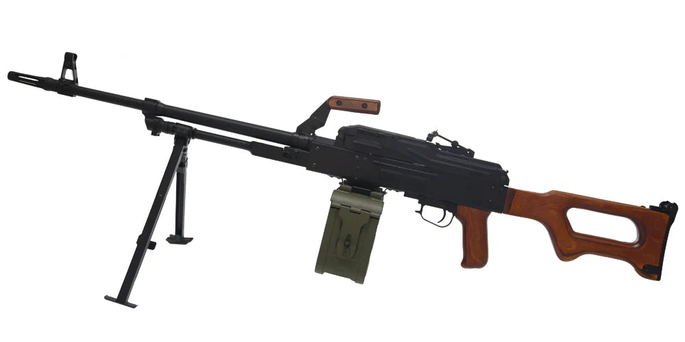 A&K PKM PK Squad Automatic Weapon GEL BLASTER Machine Gun (Furniture: Real Wood) - Image 3