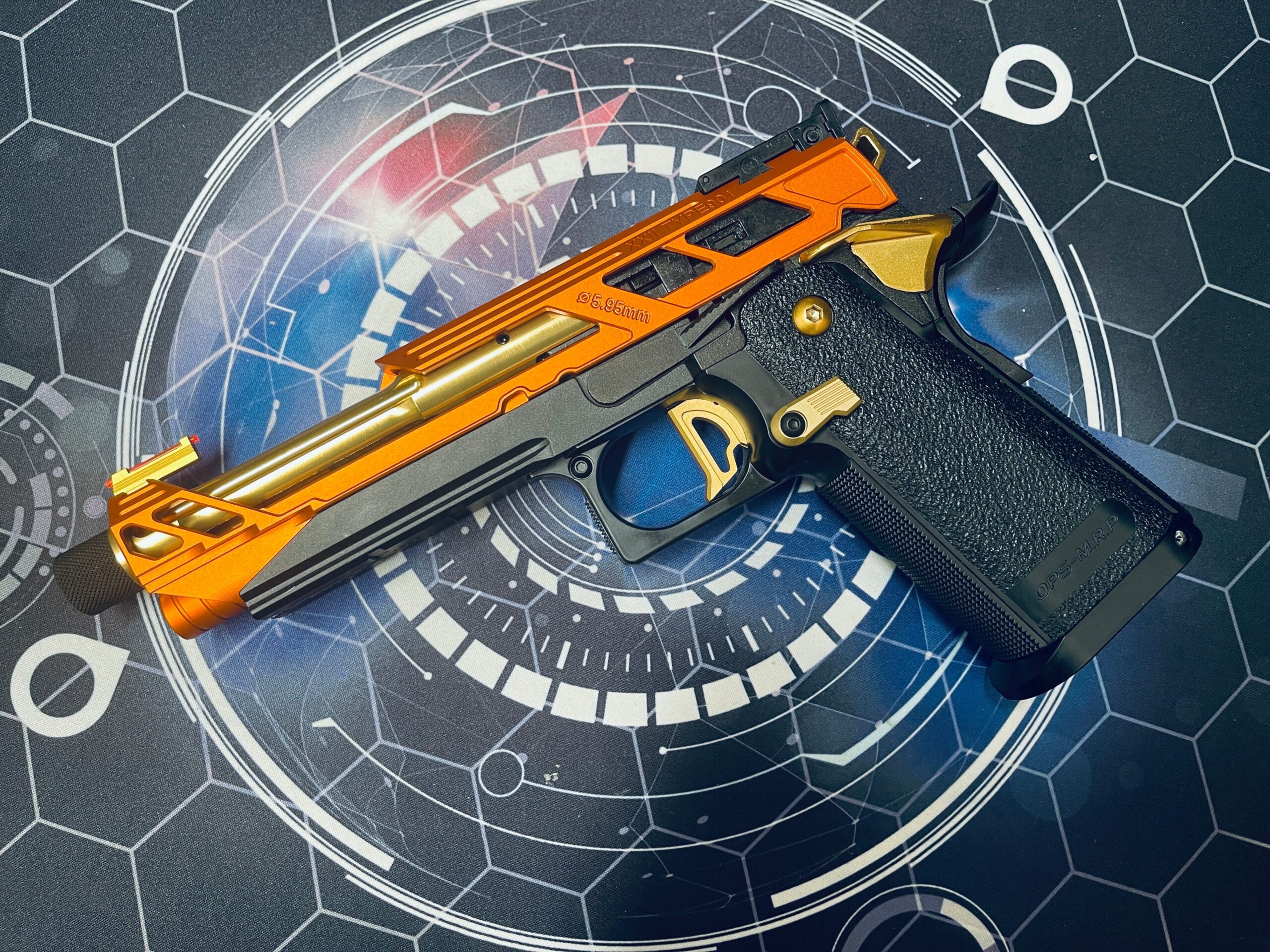 Custom Tokyo Marui / Dr Black / Laylax "Garfield" Hi Capa 5.1 Gas Pistol - Image 2