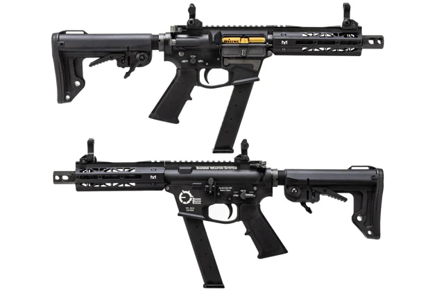 TWS 9mm SBR GBB Gel Blaster - Black - Image 8