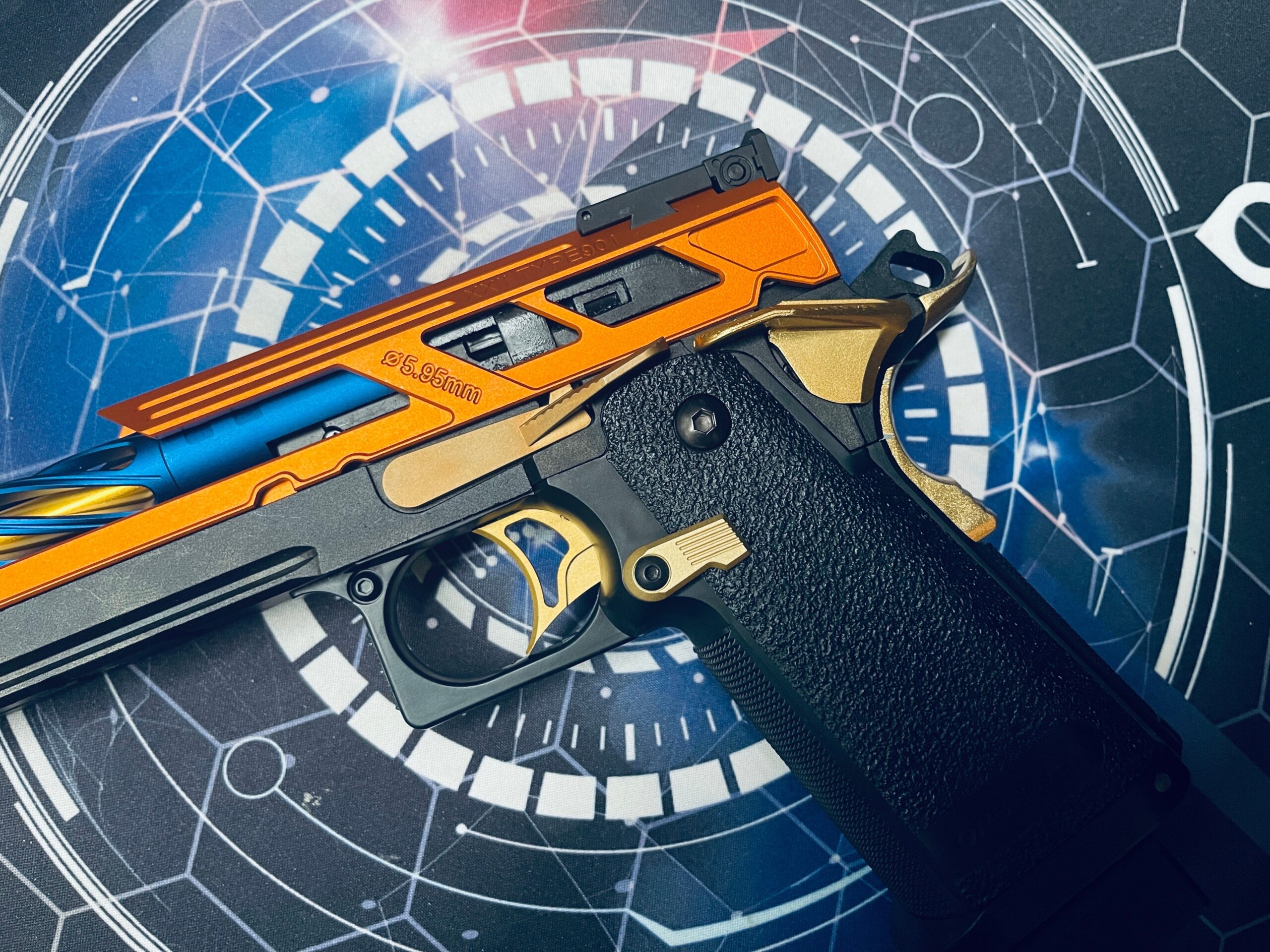 Custom Tokyo Marui / Dr Black / Laylax "Goku" Hi Capa 5.1 Gas Pistol - Image 3