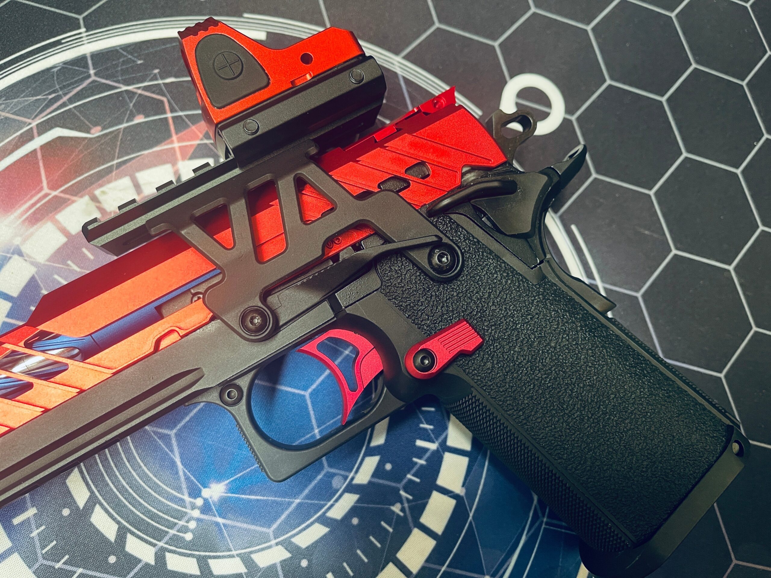 Custom Tokyo Marui / Dr Black / Laylax / Guarder "Optimus Prime" Hi Capa 5.1 Gas Pistol - Image 10