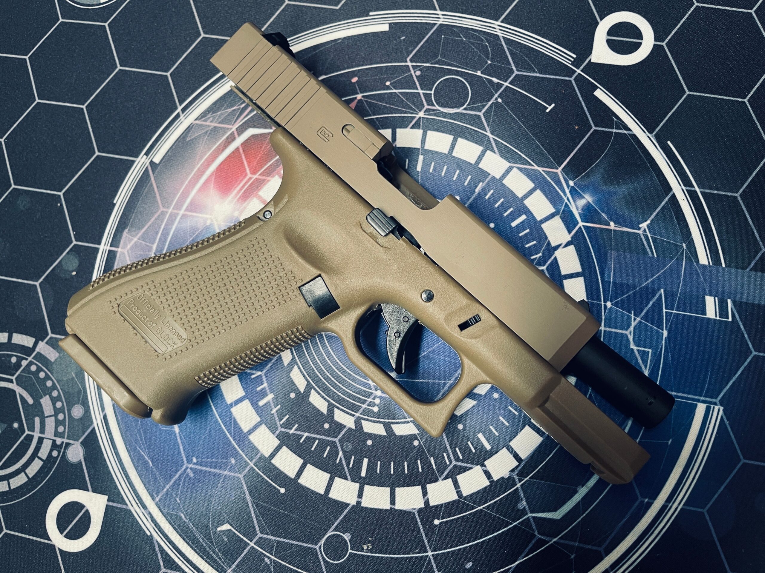 E&C Glock G19X Gen 5 Gel Blaster - Dark Earth - Image 6