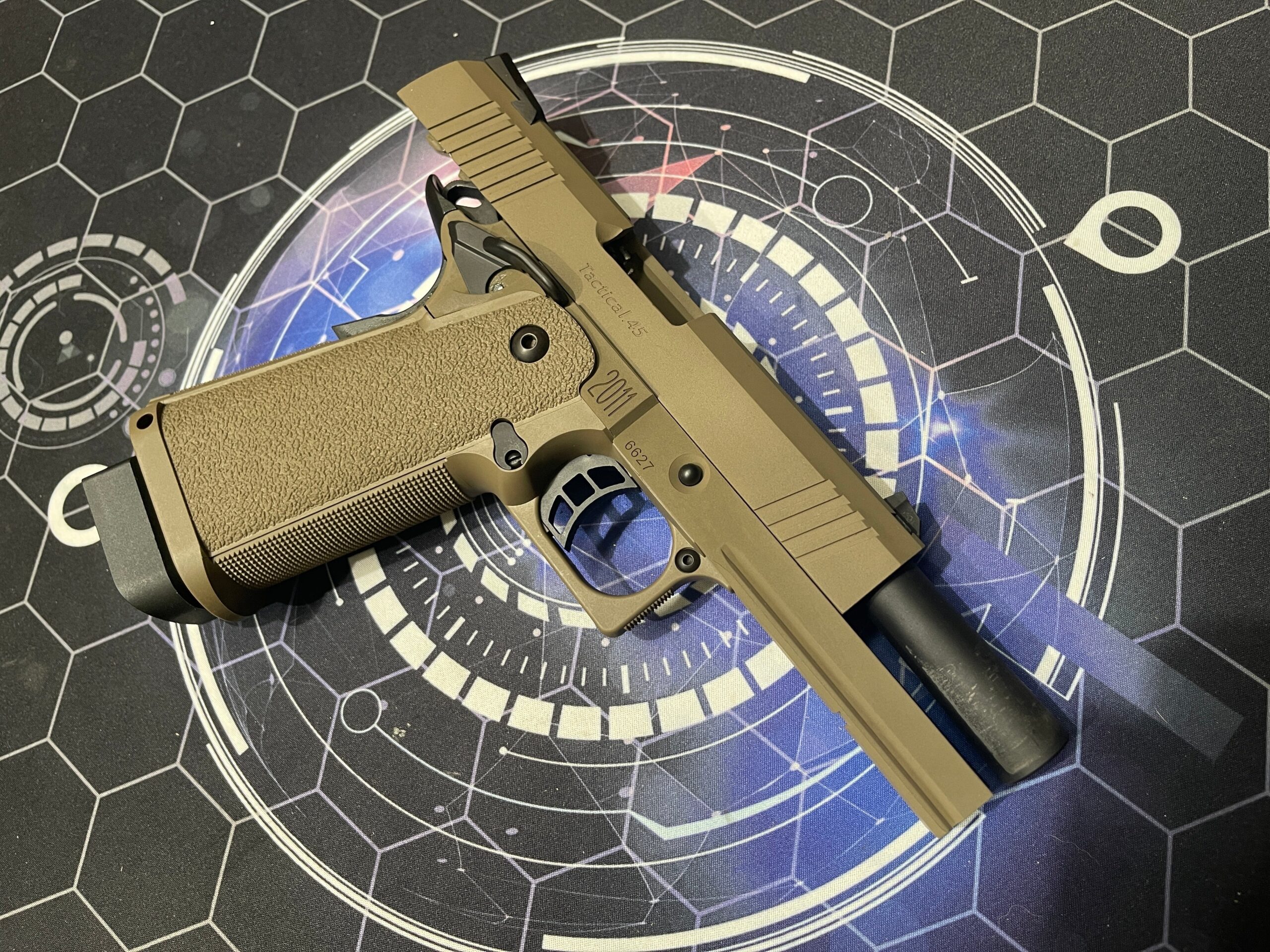 Guarder Custom Hi Capa 4.3 Ops-Tactical FDE Gas Pistol - Image 5