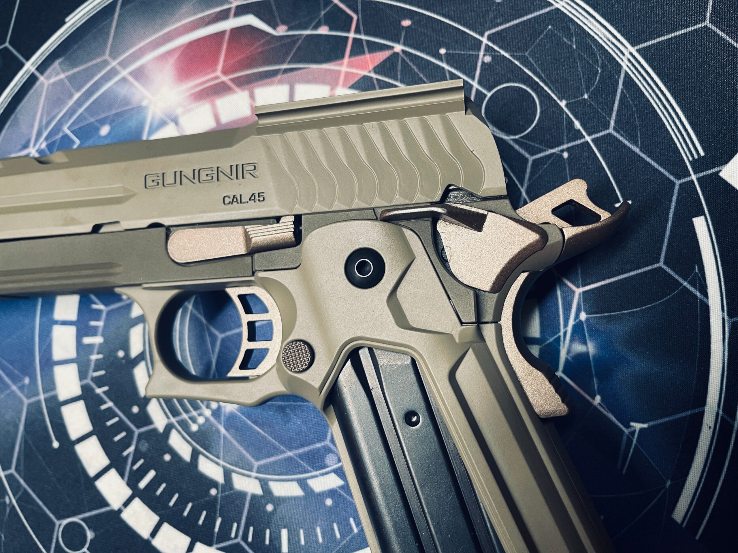 Custom Guarder / Laylax 5.1 Gungnir Tactical FDE Hi Capa Gas Pistol - Image 6