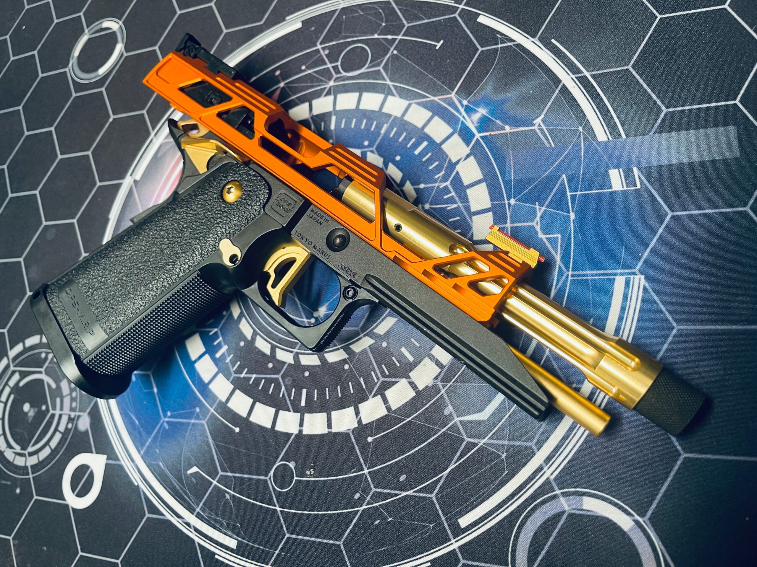 Custom Tokyo Marui / Dr Black / Laylax "Garfield" Hi Capa 5.1 Gas Pistol - Image 4