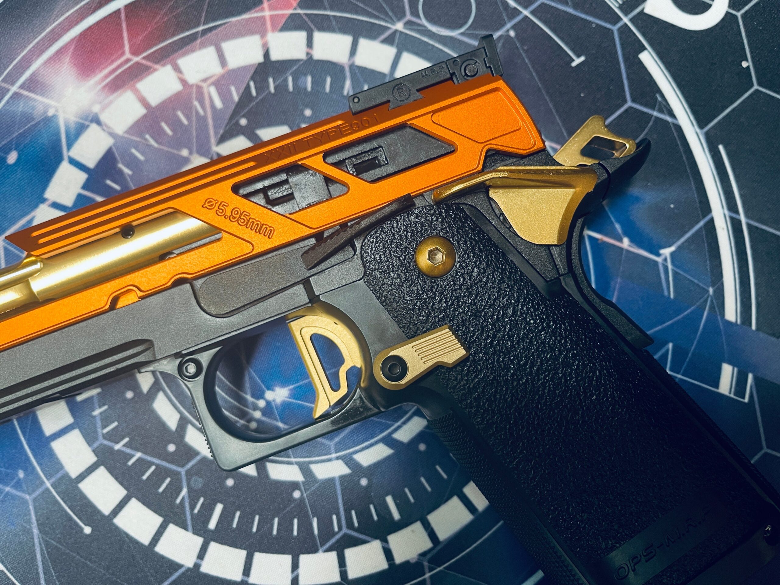 Custom Tokyo Marui / Dr Black / Laylax "Garfield" Hi Capa 5.1 Gas Pistol - Image 5