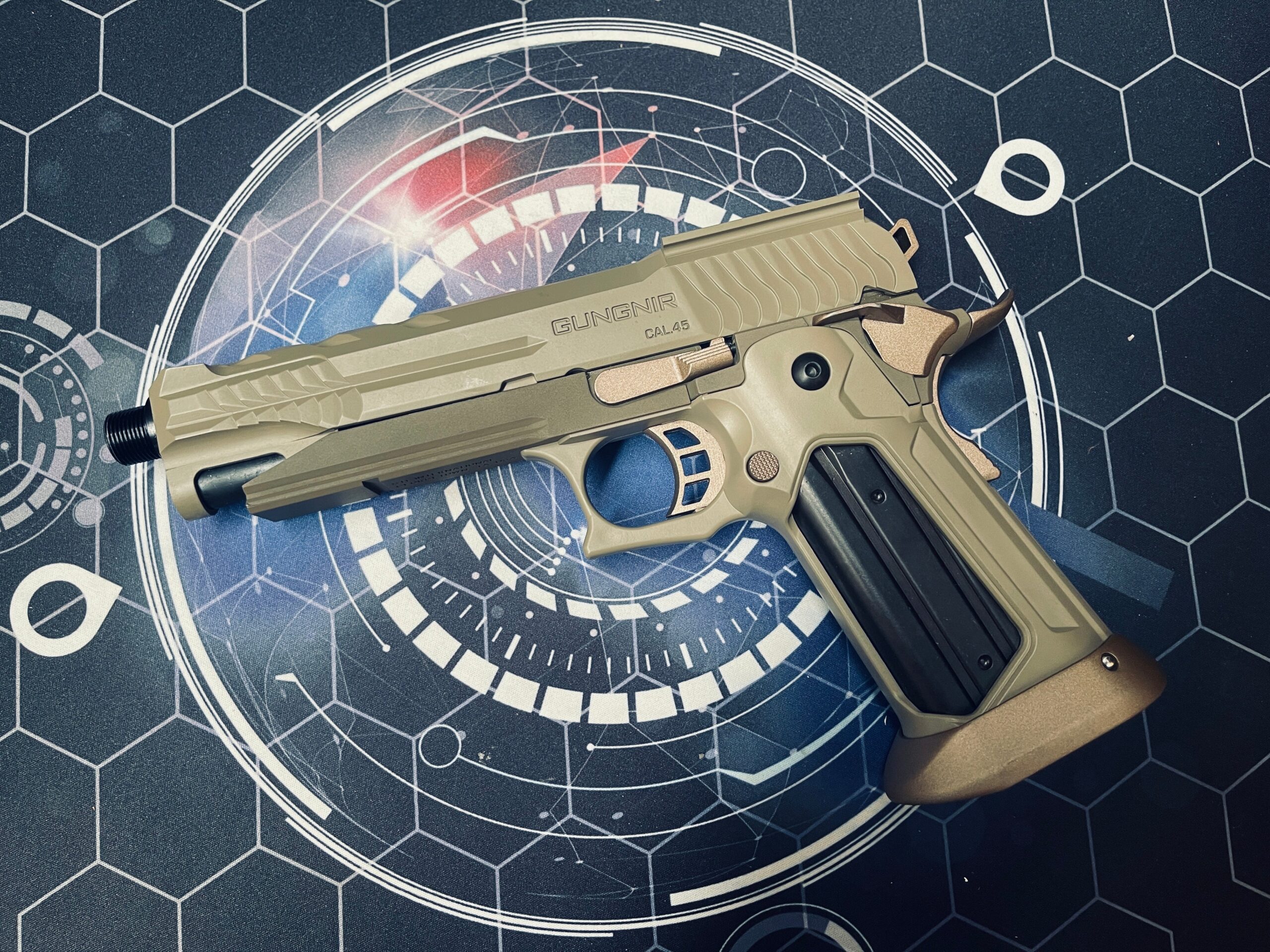 Custom Guarder / Laylax 5.1 Gungnir Tactical FDE Hi Capa Gas Pistol - Image 3