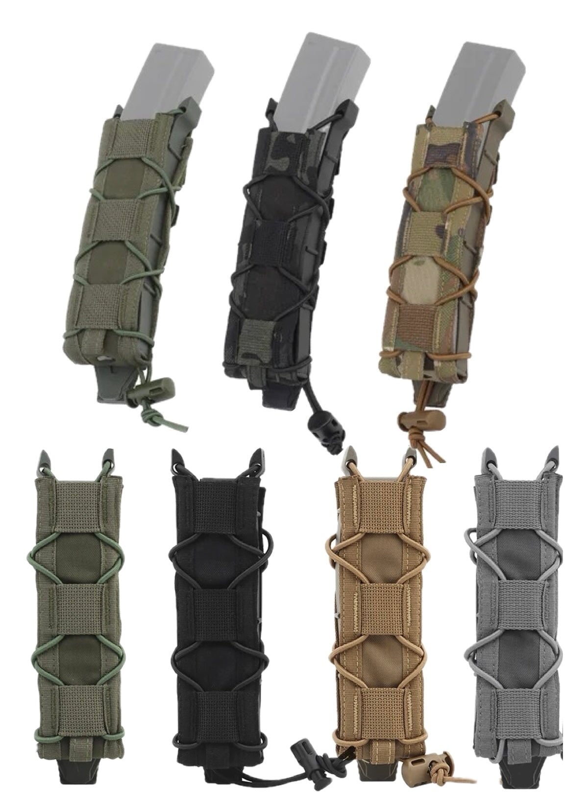 Tactical Open Extended Pistol/SMG Magazine Pouch