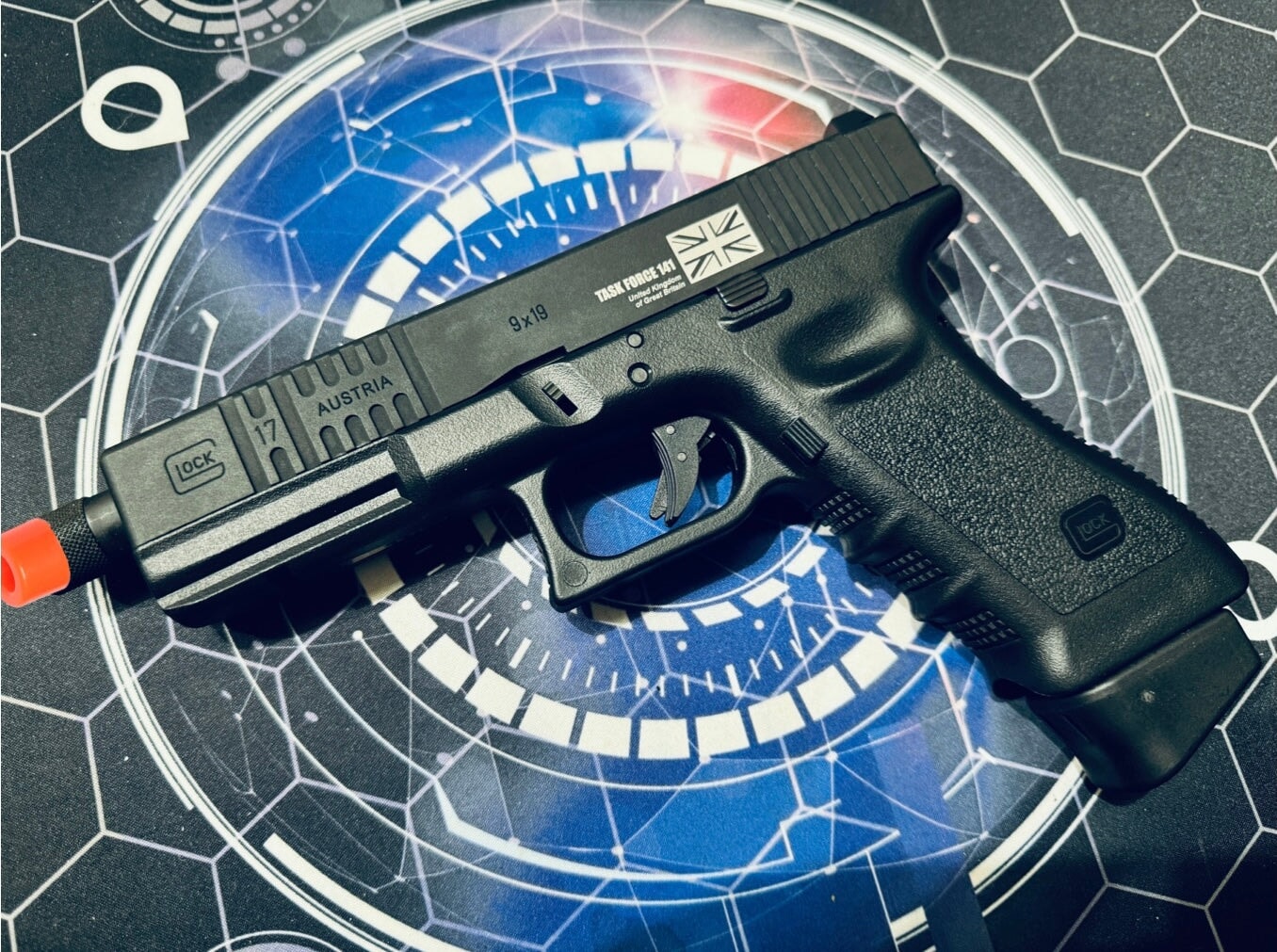 Guarder Glock G17 Gen 3 TF-141 Gel Blaster Tactical w/Red Dot Sight