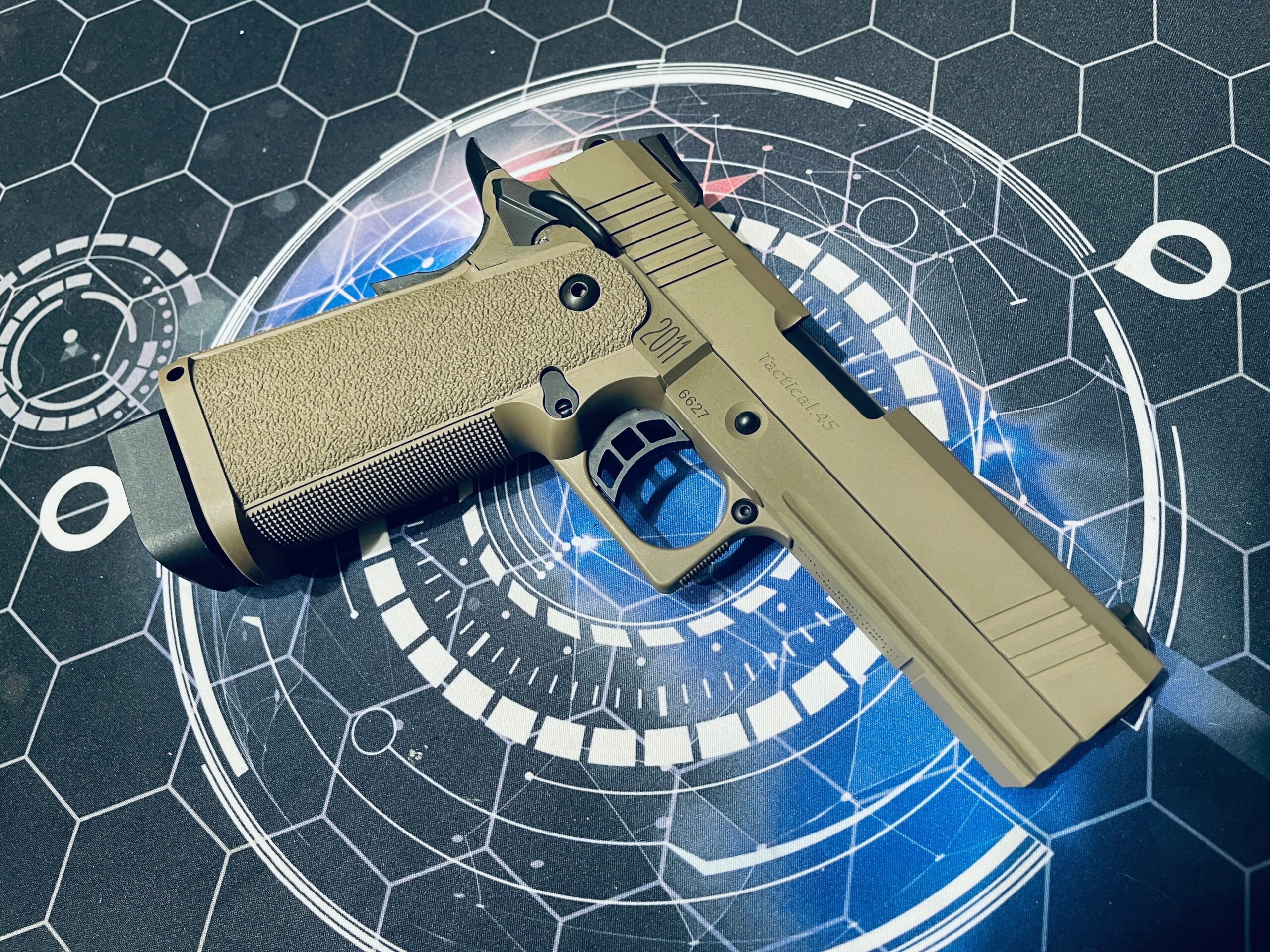 Guarder Custom Hi Capa 4.3 Ops-Tactical FDE Gas Pistol - Image 2