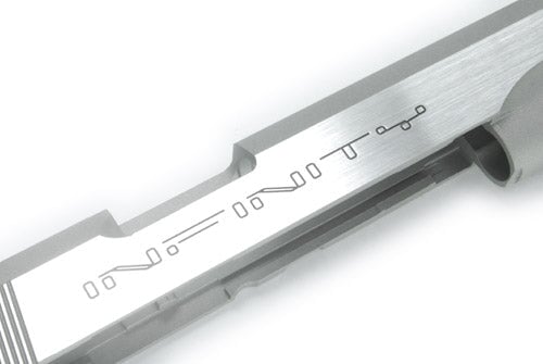 Guarder Aluminium Slide for TM Hi-Capa 5.1 (INFINITY/Cerakote Silver Polishing) - Image 4