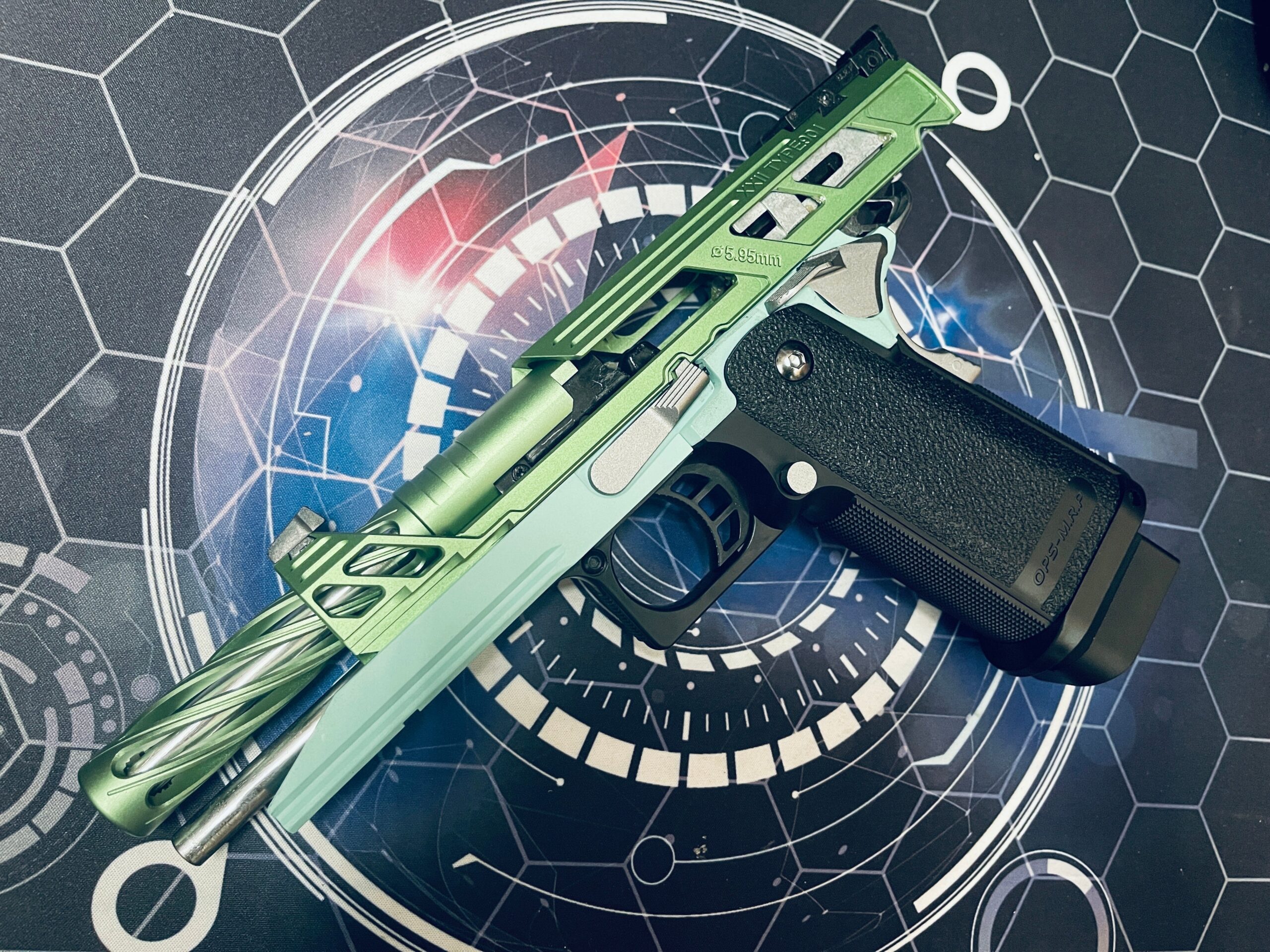 Custom Dr Black / Guarder "Moonracer" Hi Capa 5.1 GBB Gel Blaster - Image 4