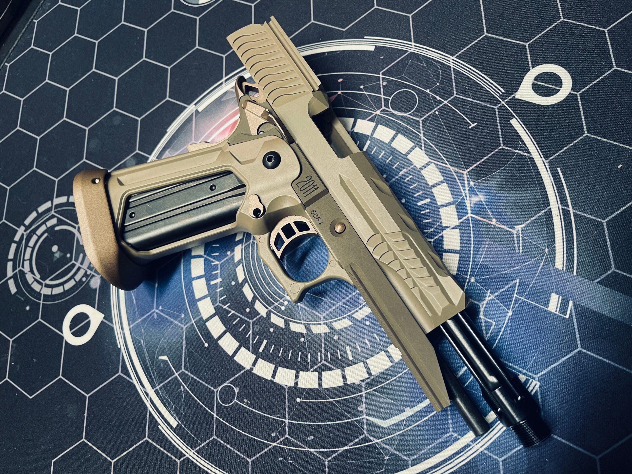 Custom Guarder / Laylax 5.1 Gungnir Tactical FDE Hi Capa Gas Pistol - Image 5