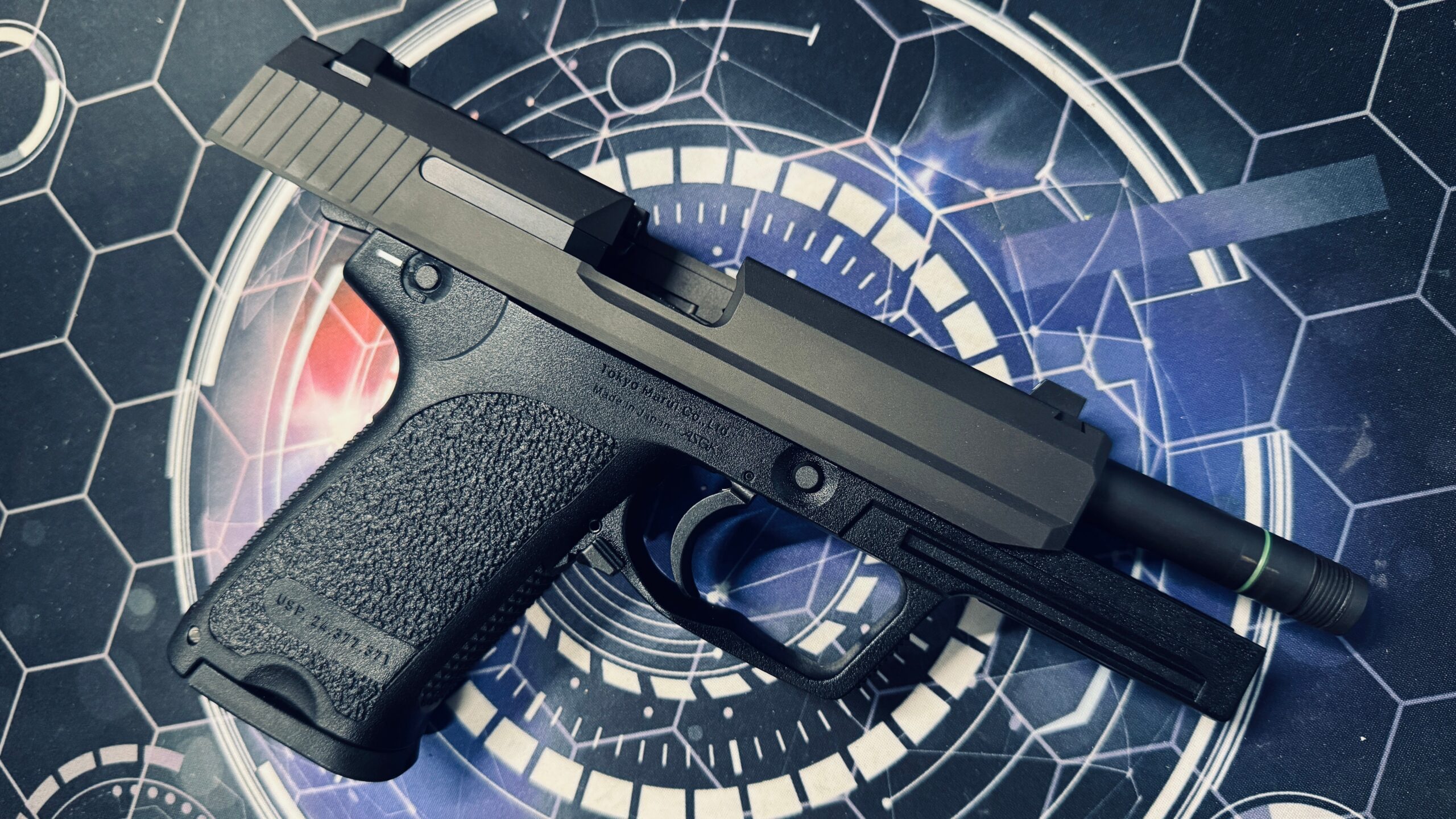 Custom Tokyo Marui / Guarder Aluminium USP Gel Blaster w/Thread - Image 3