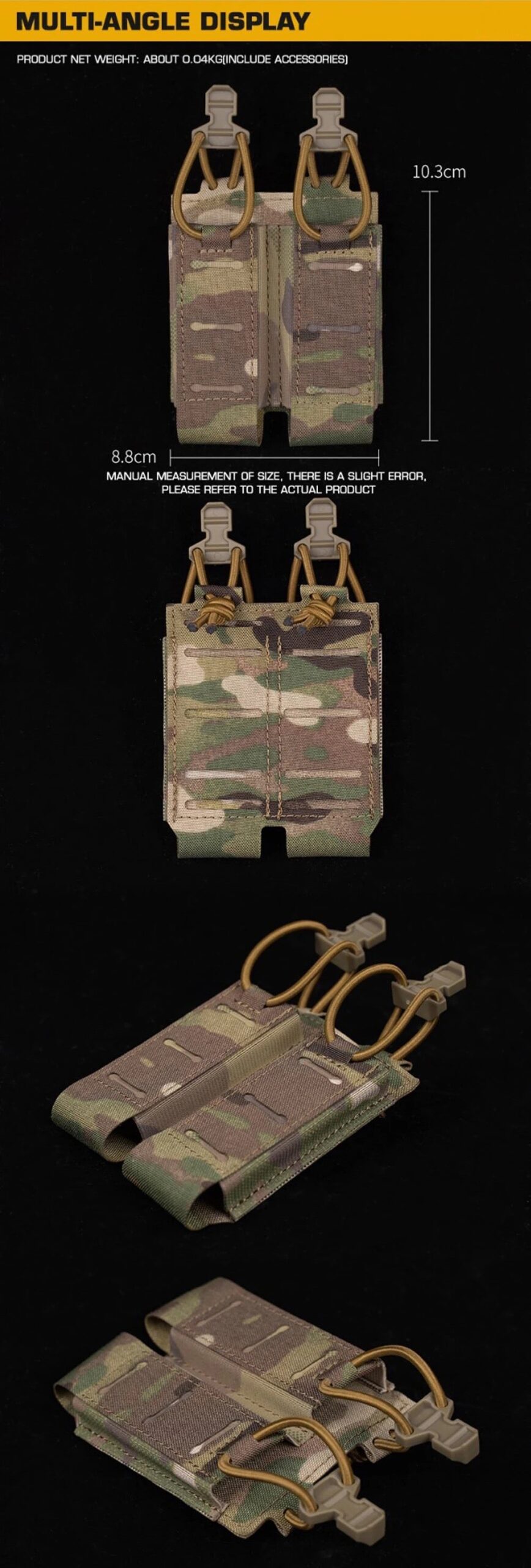 Tactical Open Pistol Magazine Pouch - Image 9