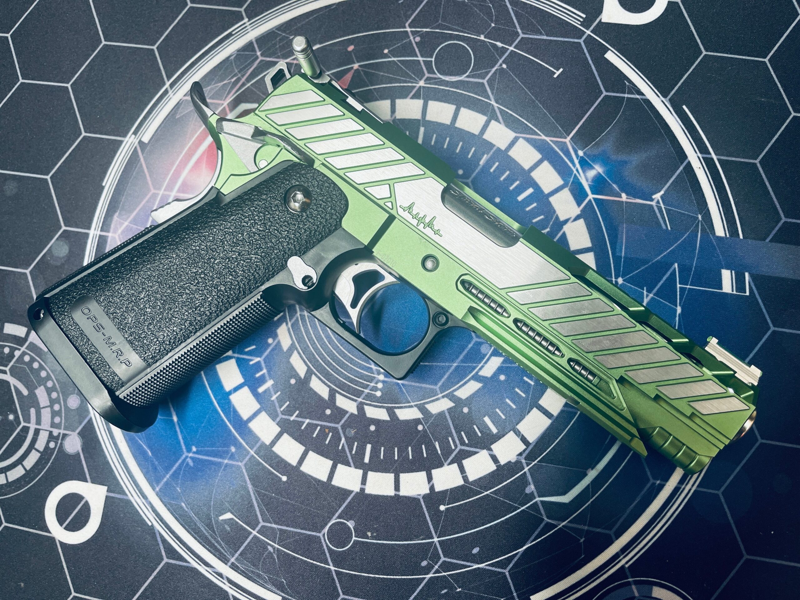 Custom Tokyo Marui / Dr Black "850 Shark" Hi Capa 5.1 Gas Pistol - Green