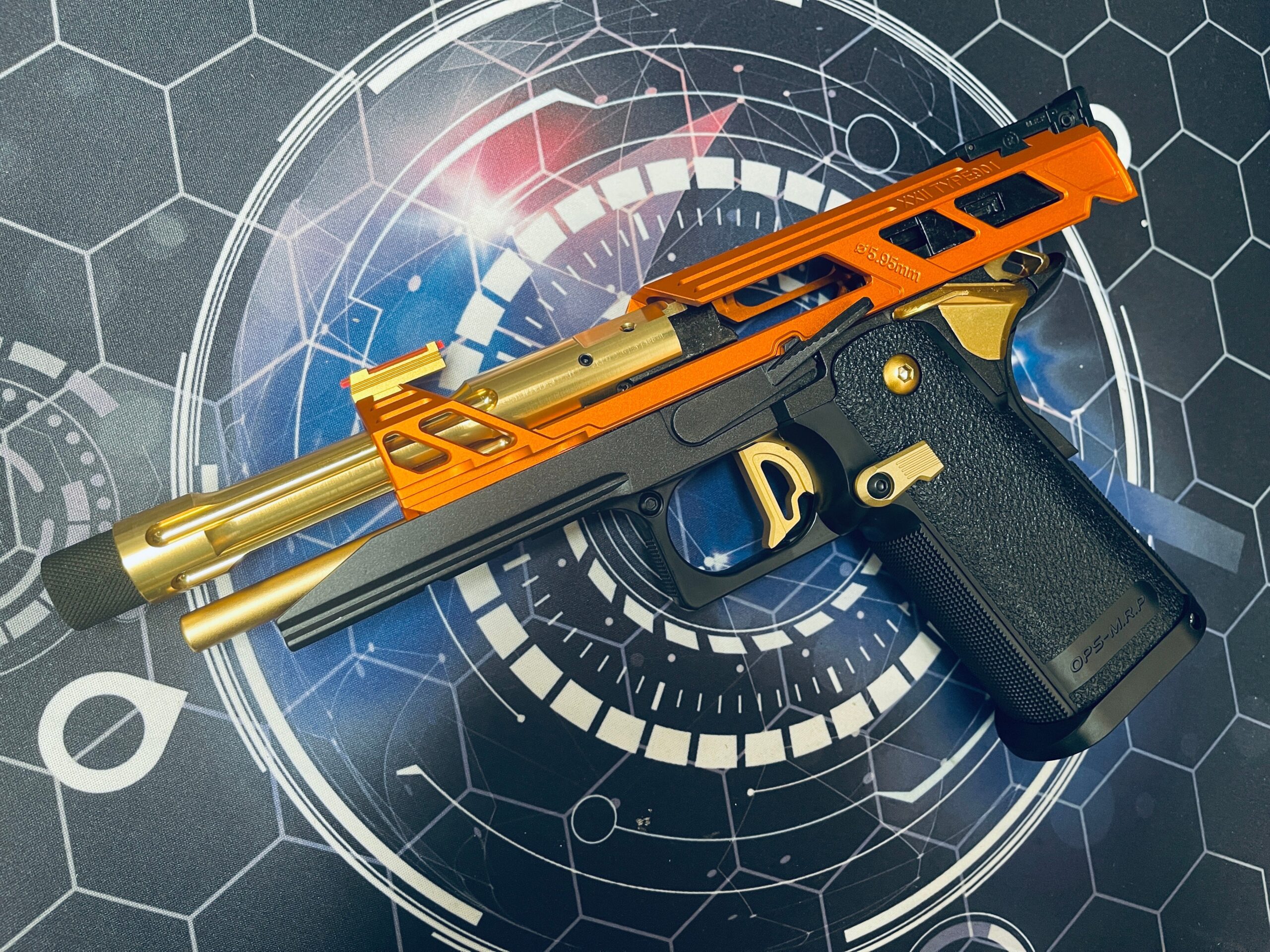 Custom Tokyo Marui / Dr Black / Laylax "Garfield" Hi Capa 5.1 Gas Pistol - Image 3