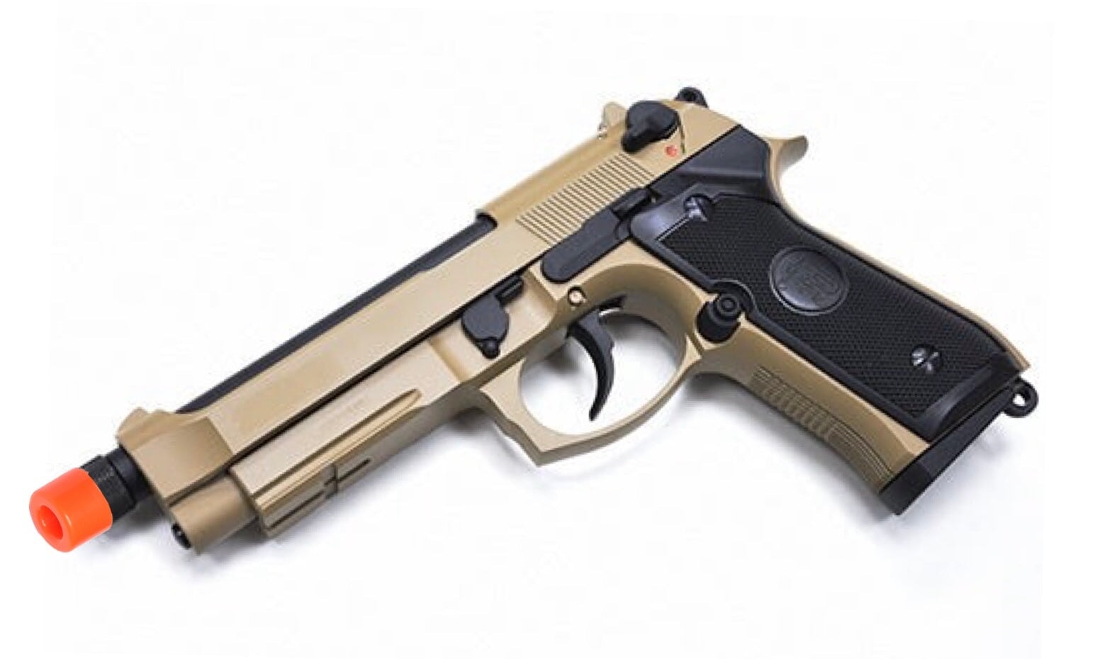 KJ M9A1 TBC Full Metal Gas Blowback Gel Blaster - TAN - Image 10