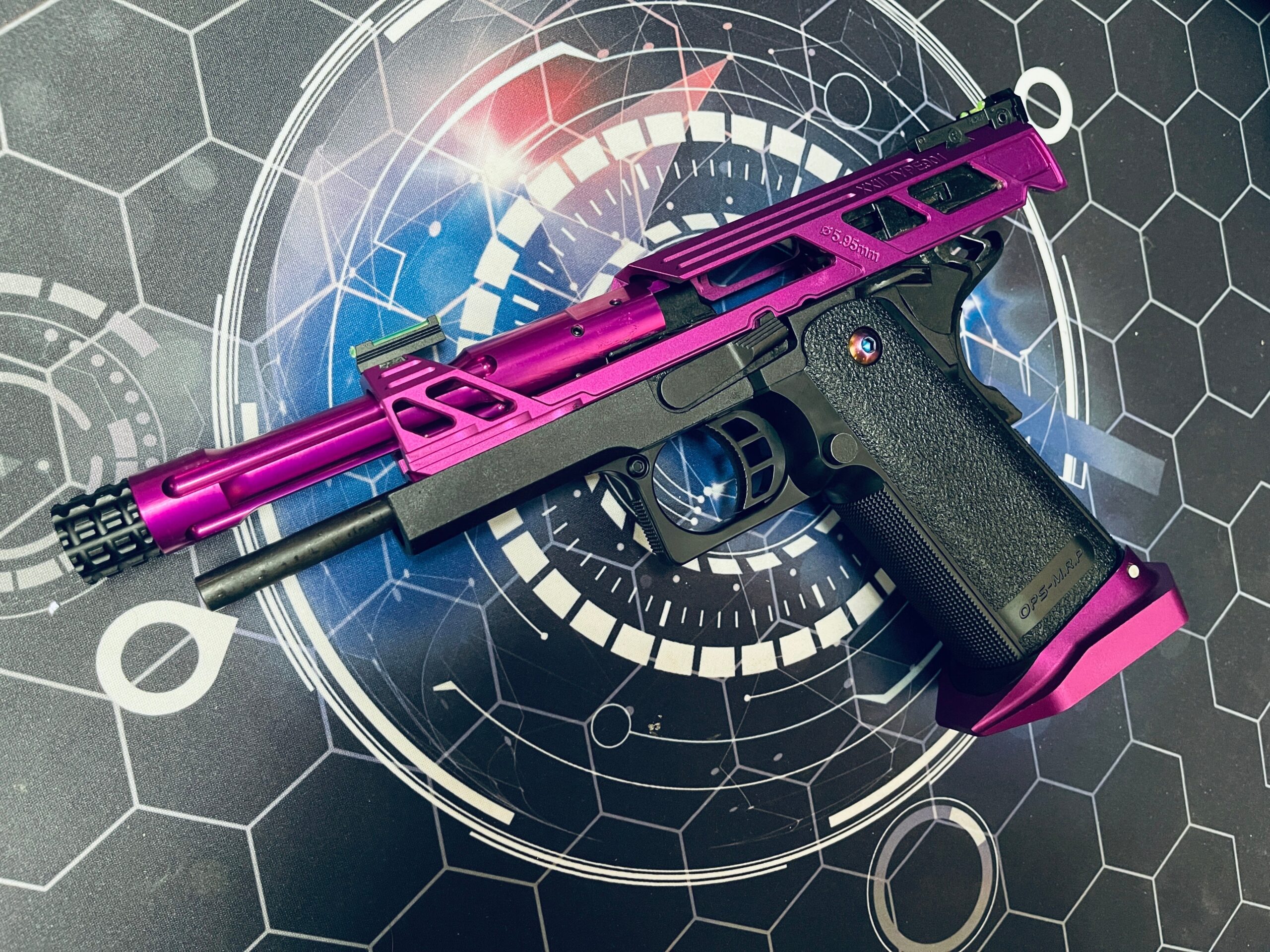 Custom Tokyo Marui / Dr Black "Johnny Saint" Hi Capa 5.1 Gas Pistol - Image 3