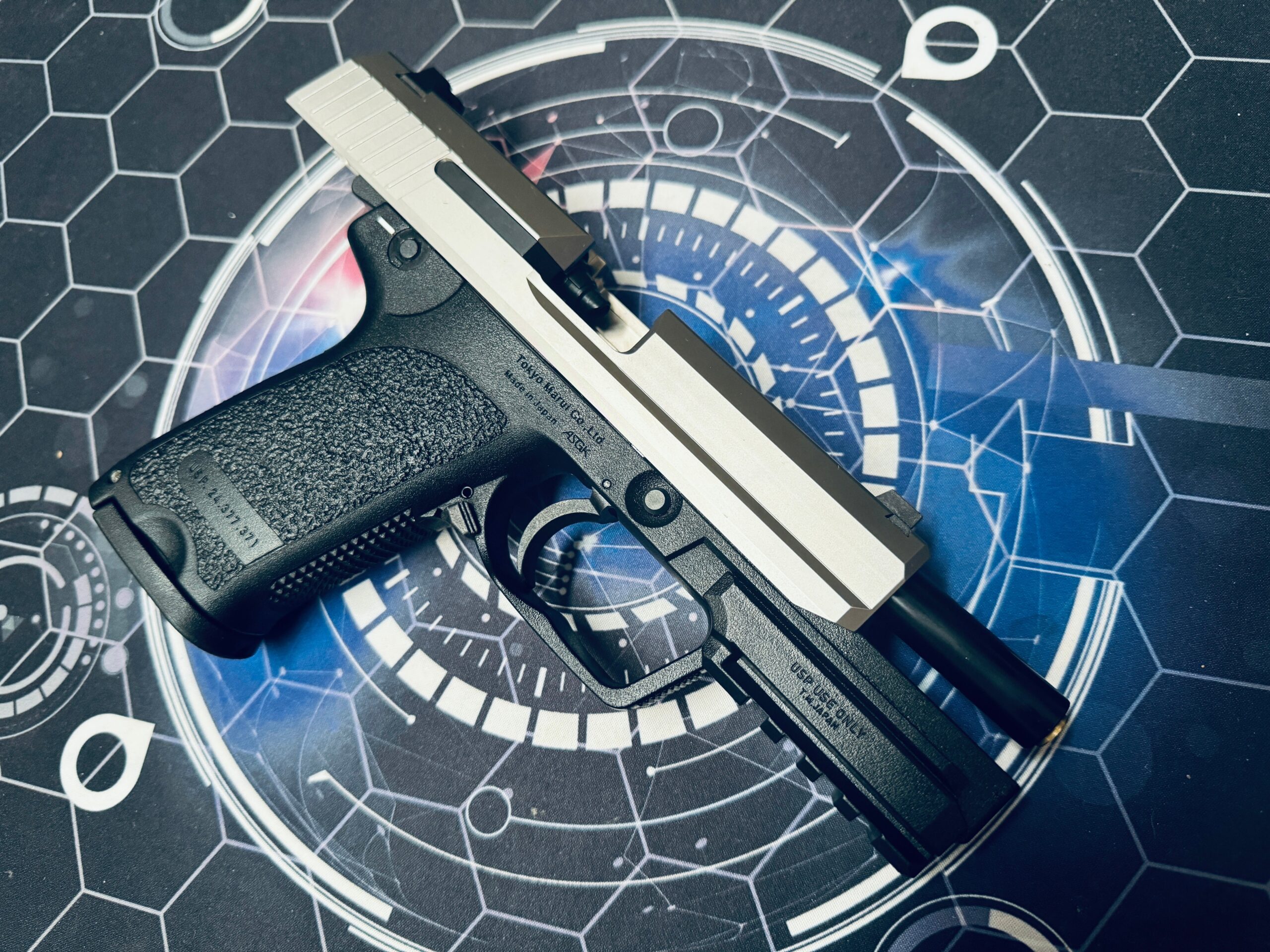 Custom Tokyo Marui / Guarder Stainless Steel USP Gel Blaster - Image 4