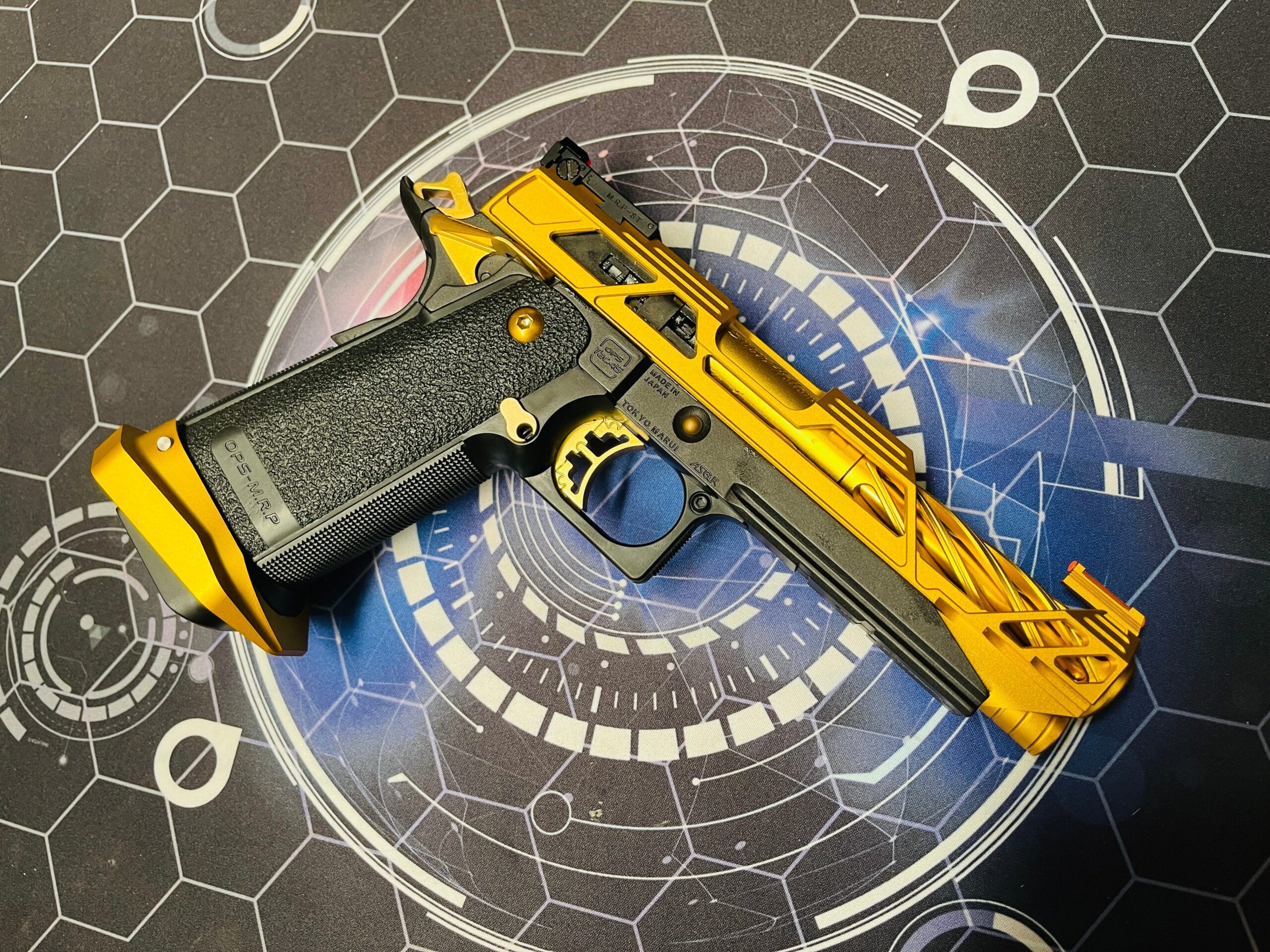 Custom Tokyo Marui / Dr Black "Gold-Flare" Hi Capa 5.1 Gas Pistol