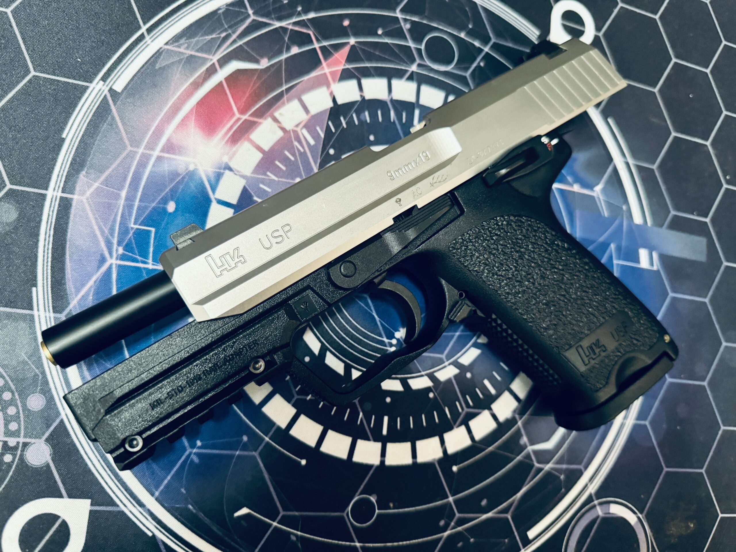 Custom Tokyo Marui / Guarder Stainless Steel USP Gel Blaster - Image 3