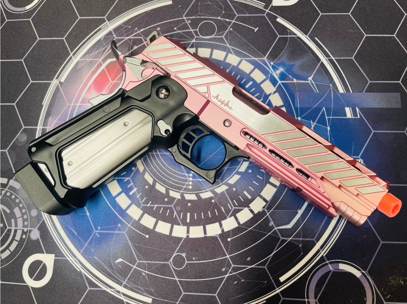 Custom Dr Black "Barbie 850" Hi Capa 5.1 Custom GBB Gel Blaster