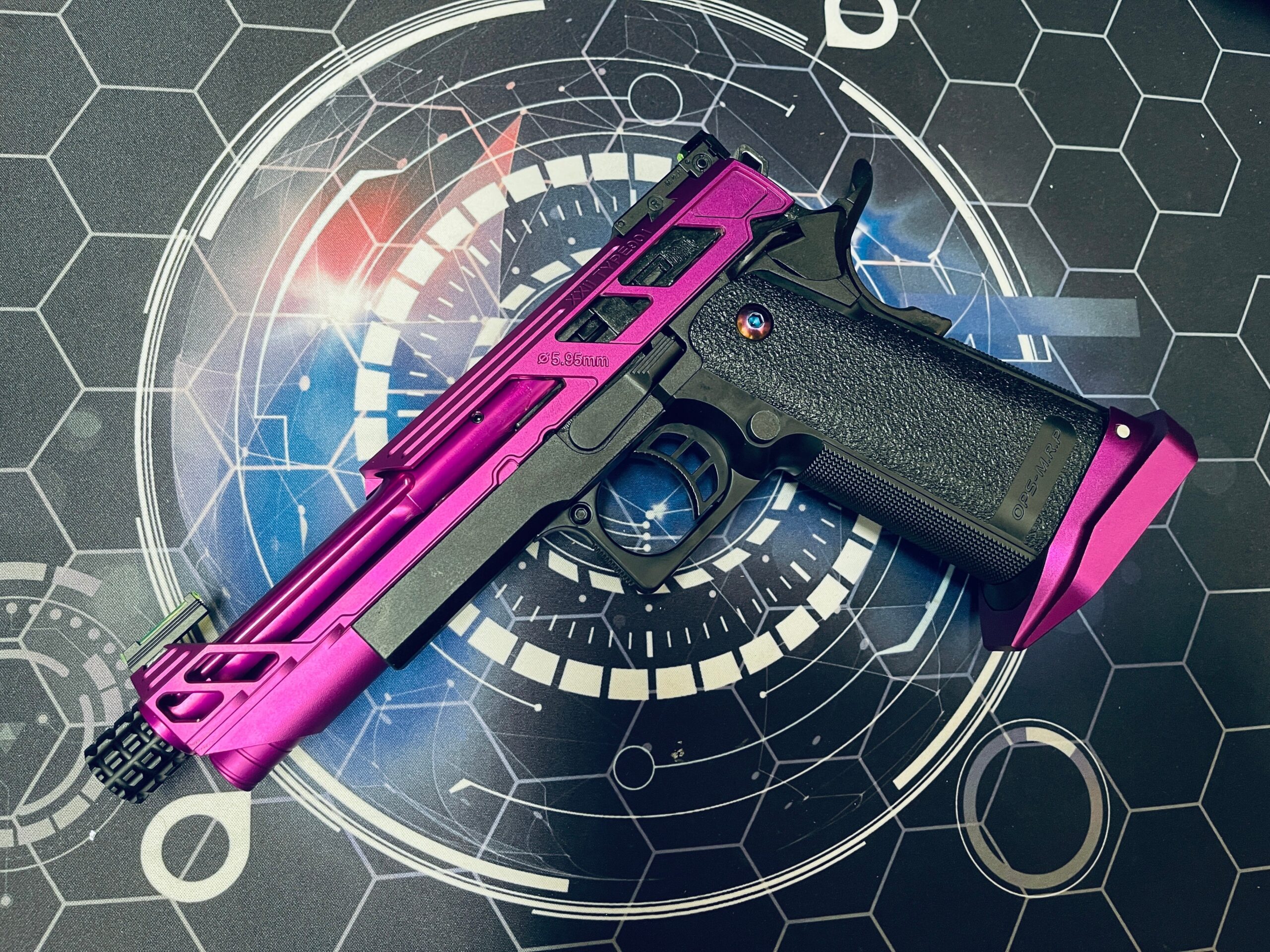 Custom Tokyo Marui / Dr Black "Johnny Saint" Hi Capa 5.1 Gas Pistol - Image 2