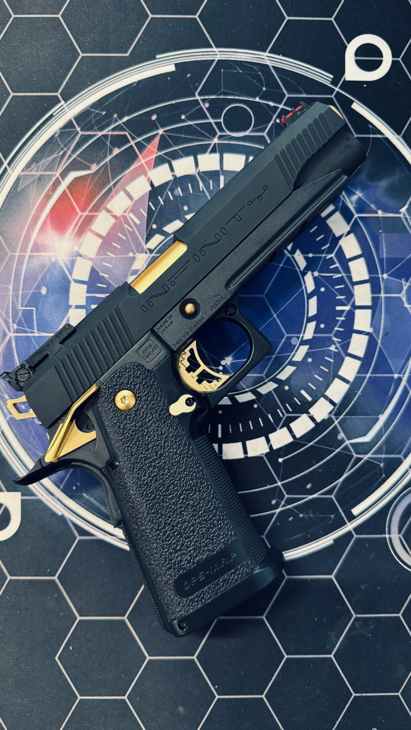 Custom Tokyo Marui / Guarder Gold Match "Infinity" 5.1 Hi-Capa Gel Blaster - Image 5