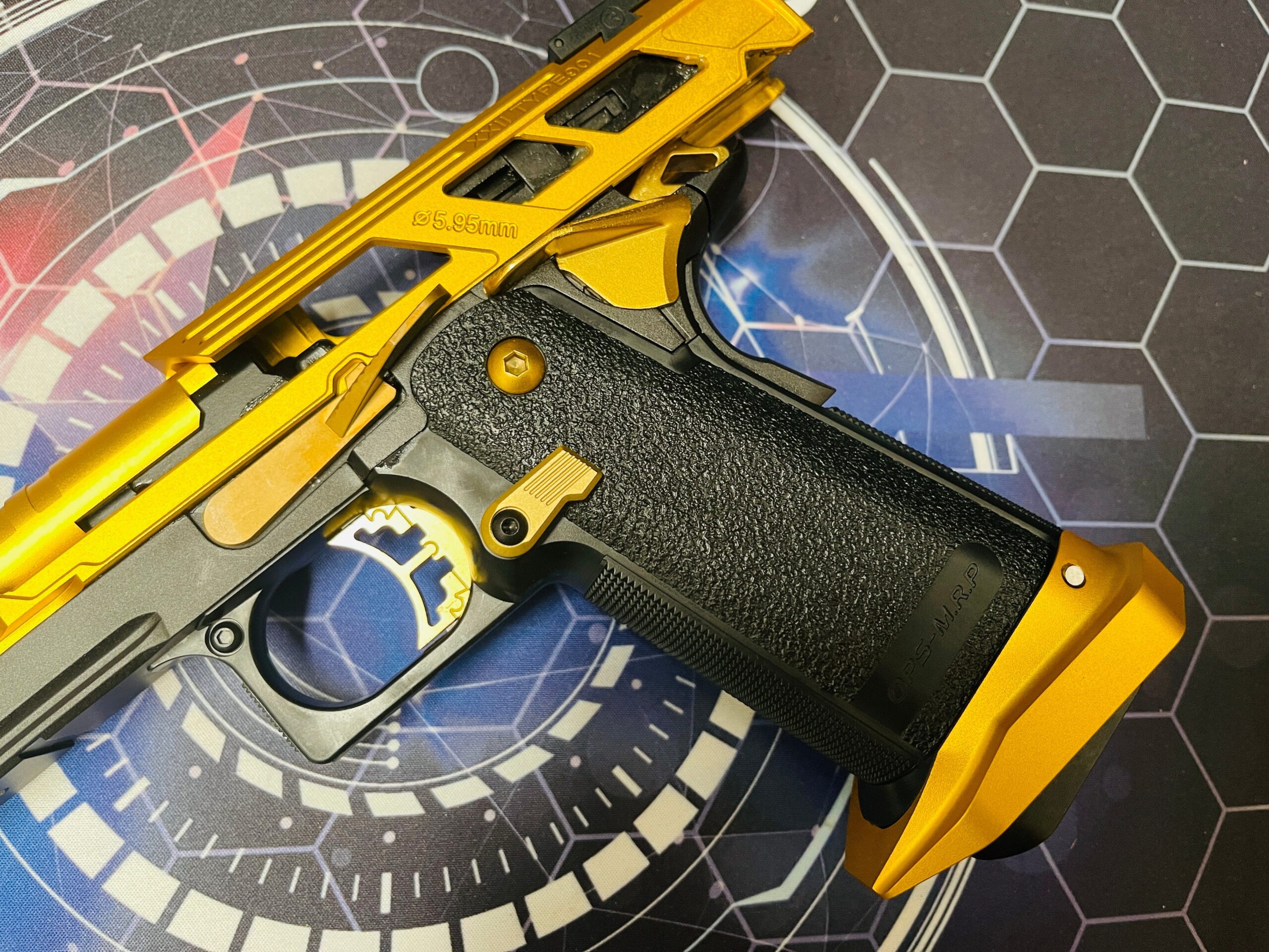 Custom Tokyo Marui / Dr Black "Gold-Flare" Hi Capa 5.1 Gas Pistol - Image 4