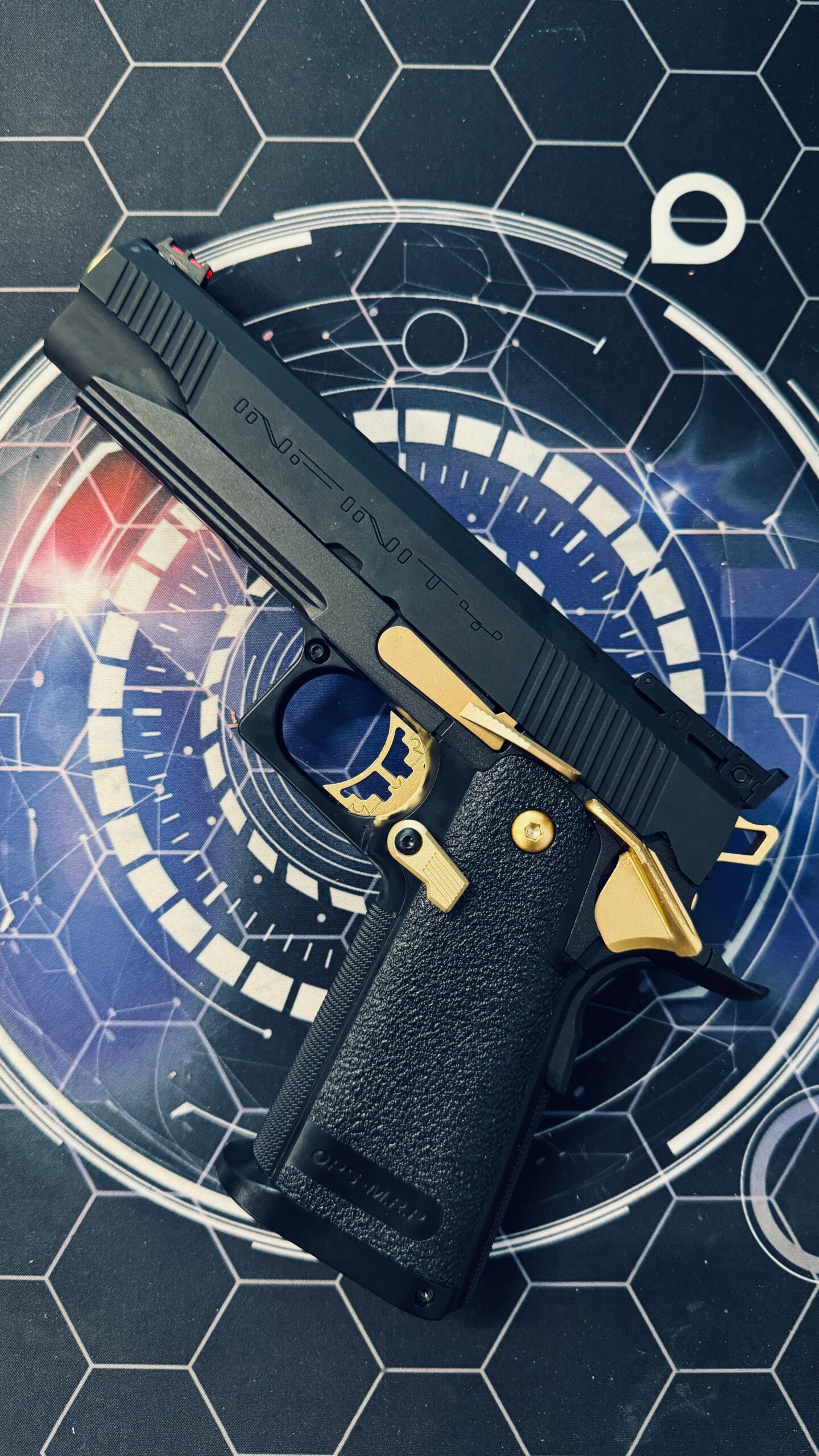 Custom Tokyo Marui / Guarder Gold Match "Infinity" 5.1 Hi-Capa Gel Blaster - Image 6