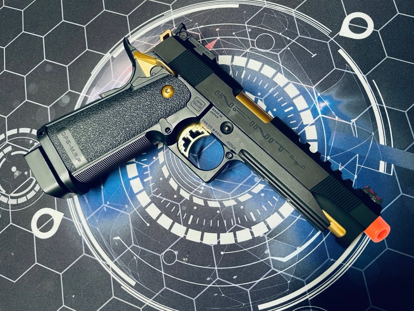 Custom Tokyo Marui / Guarder Gold Match "Infinity" 5.1 Hi-Capa Gel Blaster