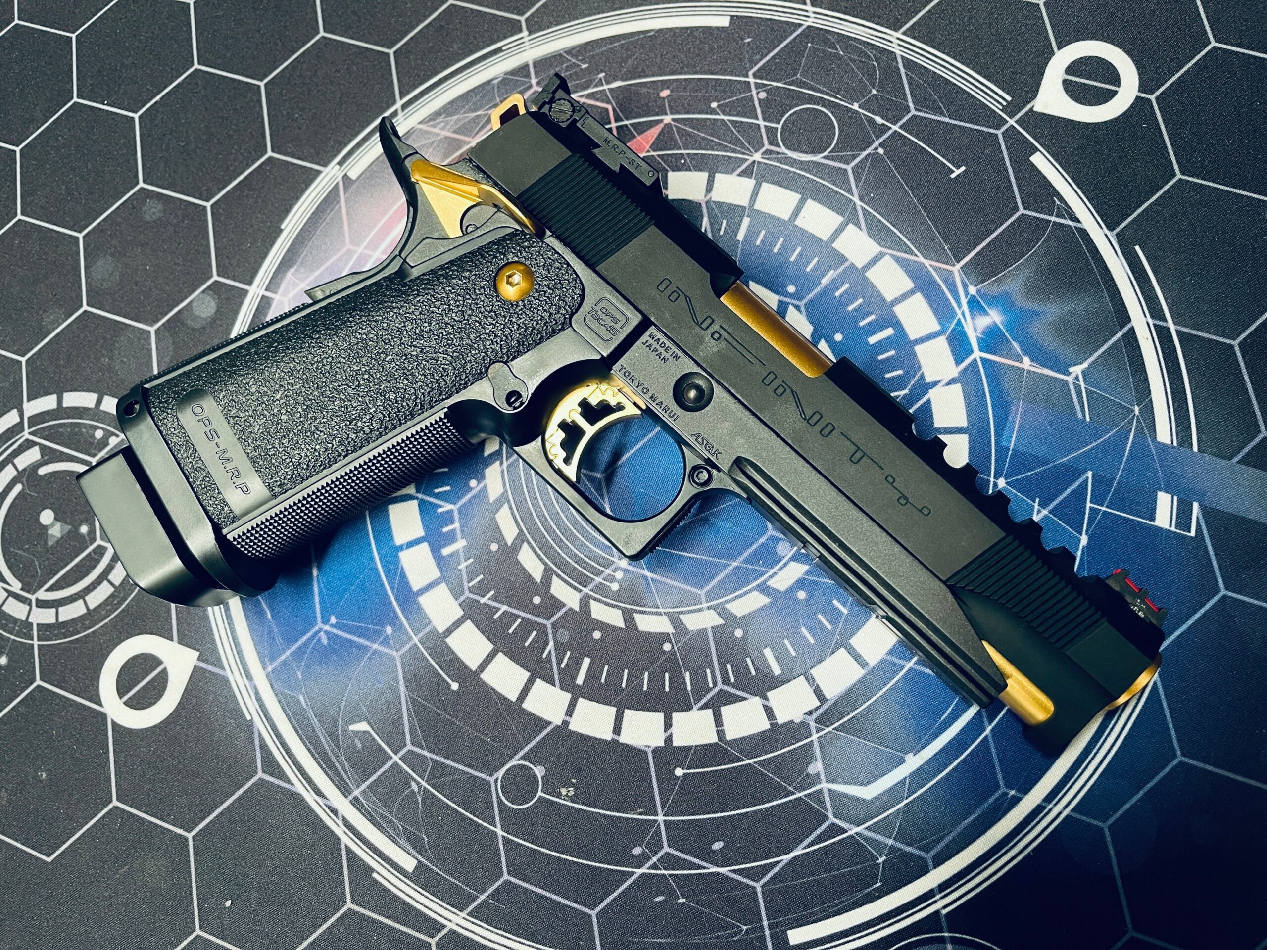 Custom Tokyo Marui / Guarder Gold Match "Infinity" 5.1 Hi-Capa Gel Blaster - Image 2