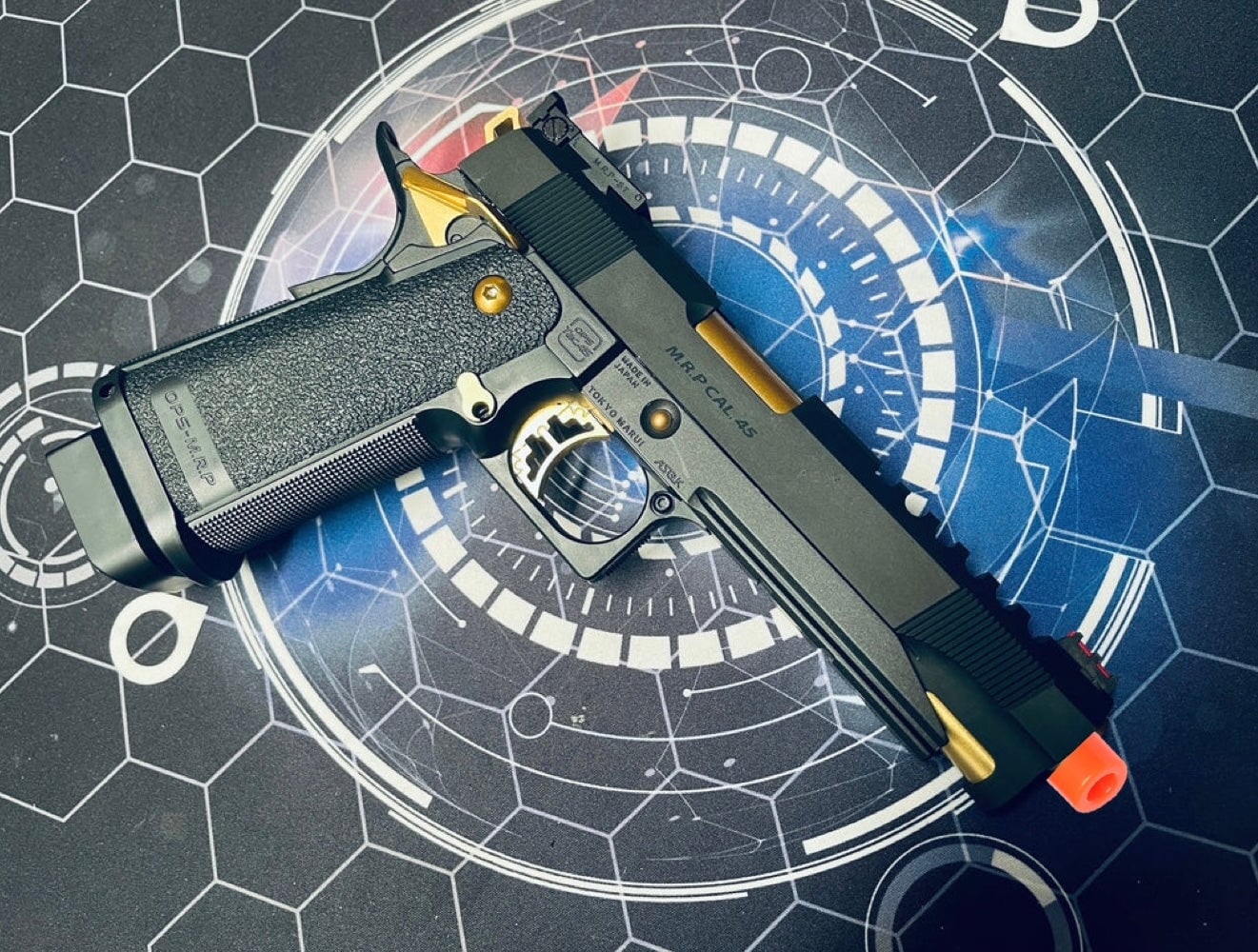 Custom Tokyo Marui / Guarder Gold Match "Infinity" 5.1 Hi-Capa Gel Blaster - Image 7