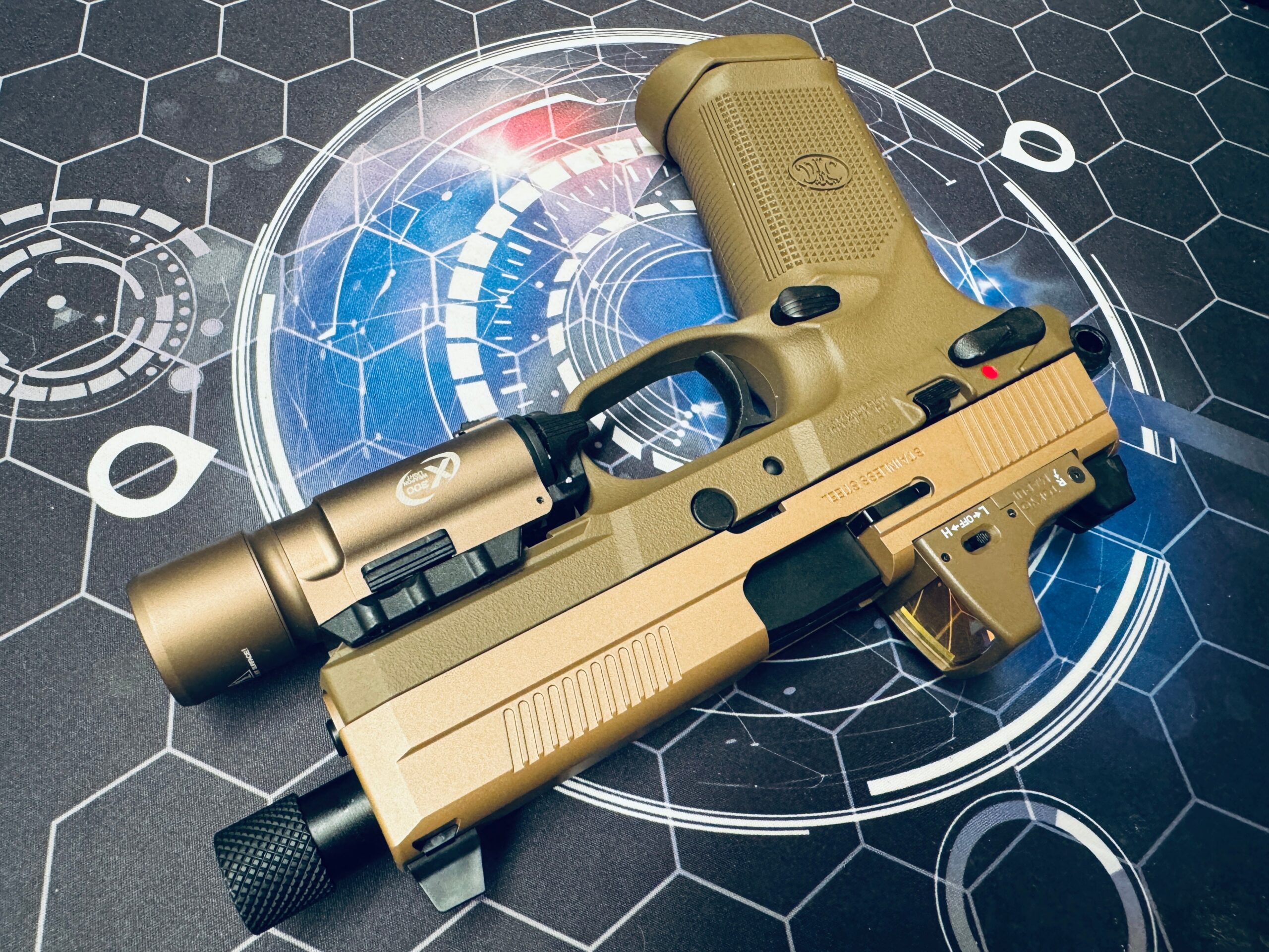 Custom Tokyo Marui FNX-45 Tactical Gel Blaster - FDE - Image 6