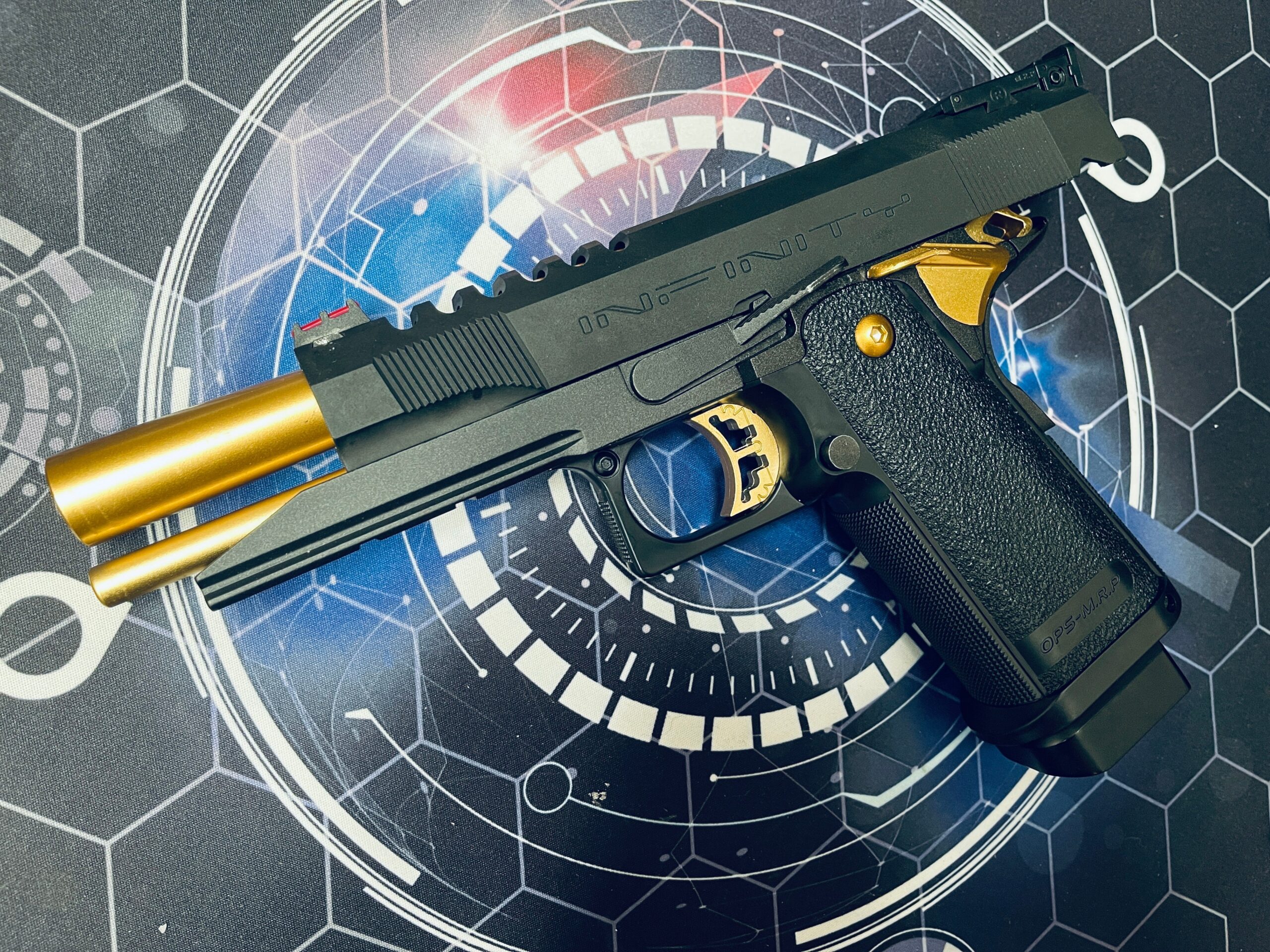 Custom Tokyo Marui / Guarder Gold Match "Infinity" 5.1 Hi-Capa Gel Blaster - Image 4