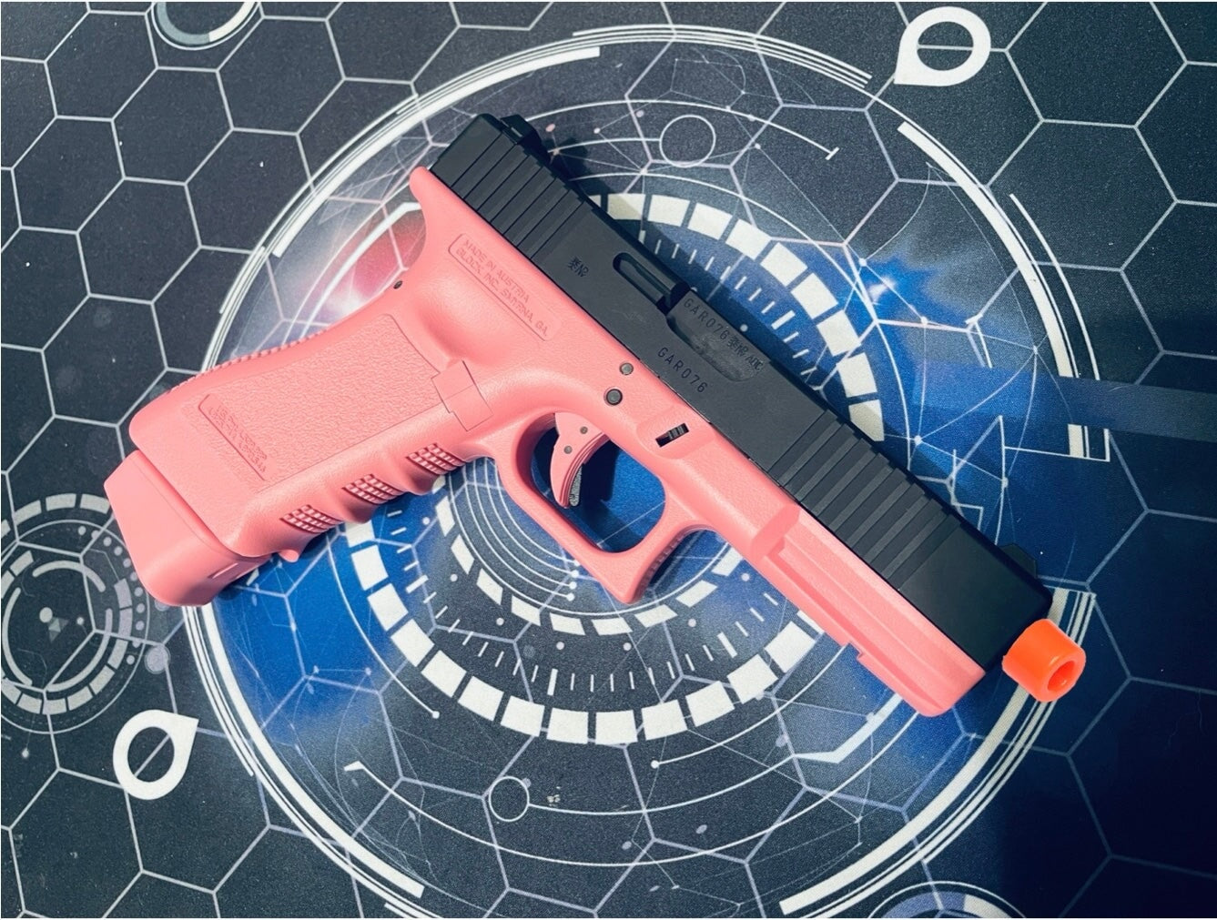 Custom Guarder Glock G17 Custom II 5-Hole "Lord Maker" Pink Gen 3 Gel Blaster