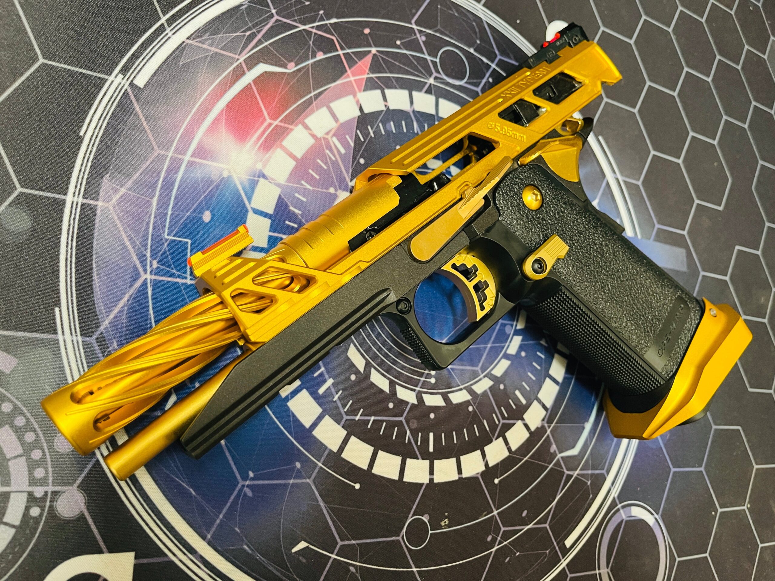 Custom Tokyo Marui / Dr Black "Gold-Flare" Hi Capa 5.1 Gas Pistol - Image 3