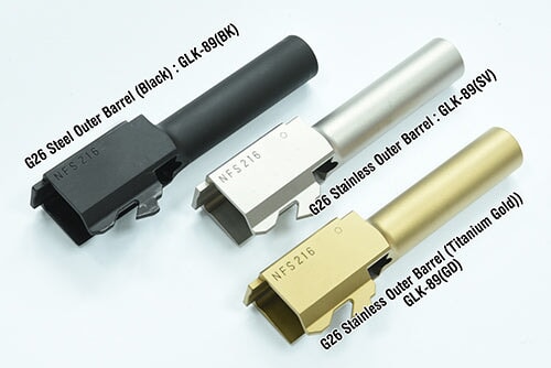 Stainless CNC Slide for MARUI G26 Gen3 (Standard/Silver) - Image 11