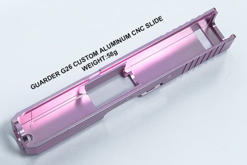 Aluminium CNC Slide for MARUI G26 Gen3 (Standard/Pink) - Image 3