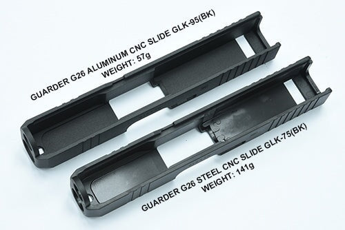 Guarder Aluminium CNC Slide for MARUI G26 Gen3 (Custom/Black) - Image 3