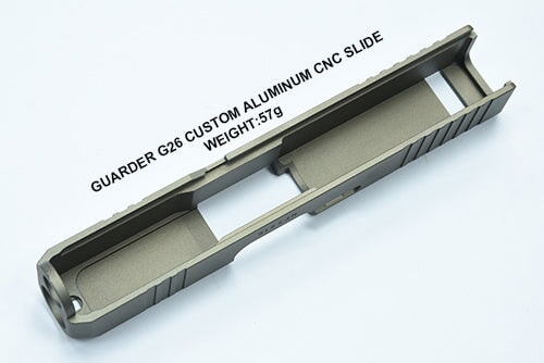 Guarder Aluminium CNC Slide for MARUI G26 Gen3 (Custom/FDE) - Image 3