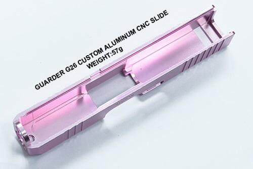 Aluminium CNC Slide for MARUI G26 Gen3 (Custom/Pink) - Image 3