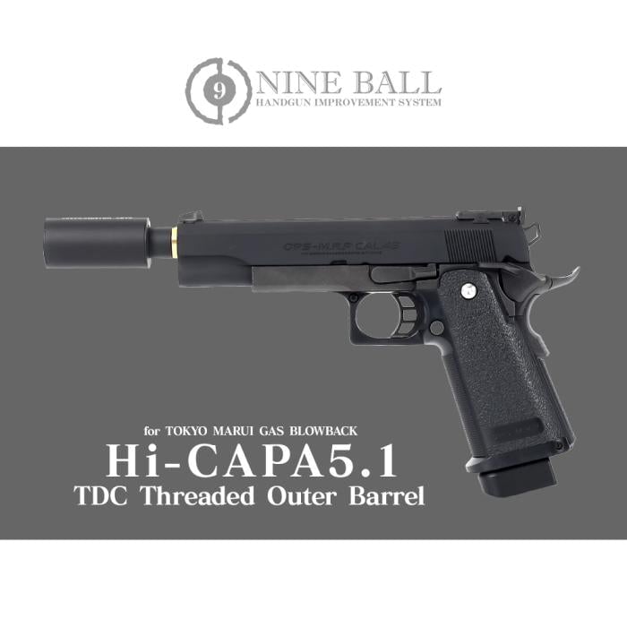 Nine Ball Hi Capa 5.1 TDC Threaded Outer Barrel - Fixed - Image 5