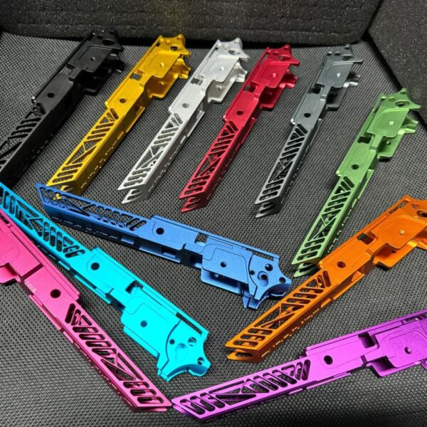 Dr Black 4.3 Skeletal Type CNC Aluminium Frame 01 - Full Length Frame